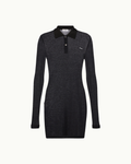 Ribbed Jersey Mini Dress
