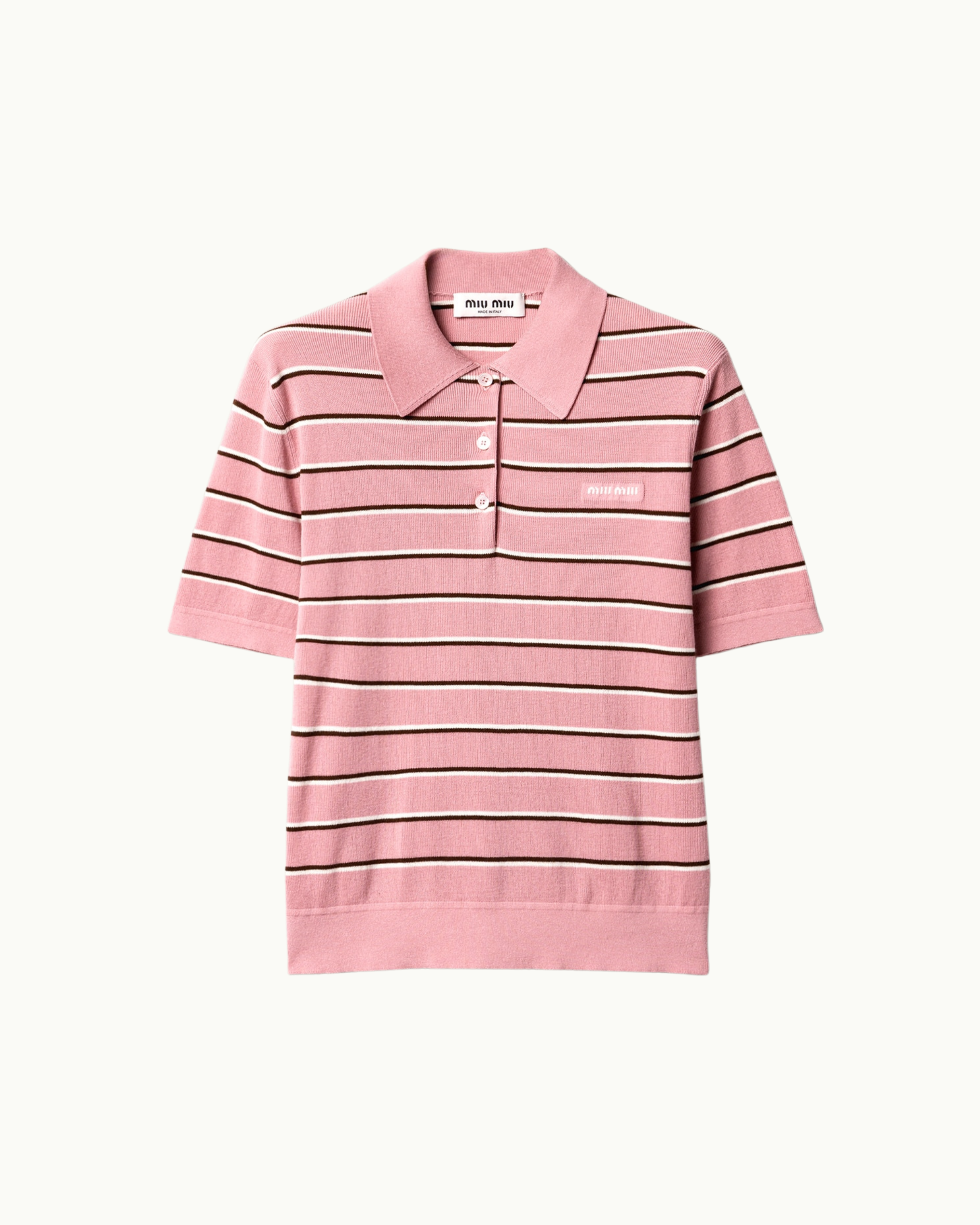 Cotton Knit Polo Shirt