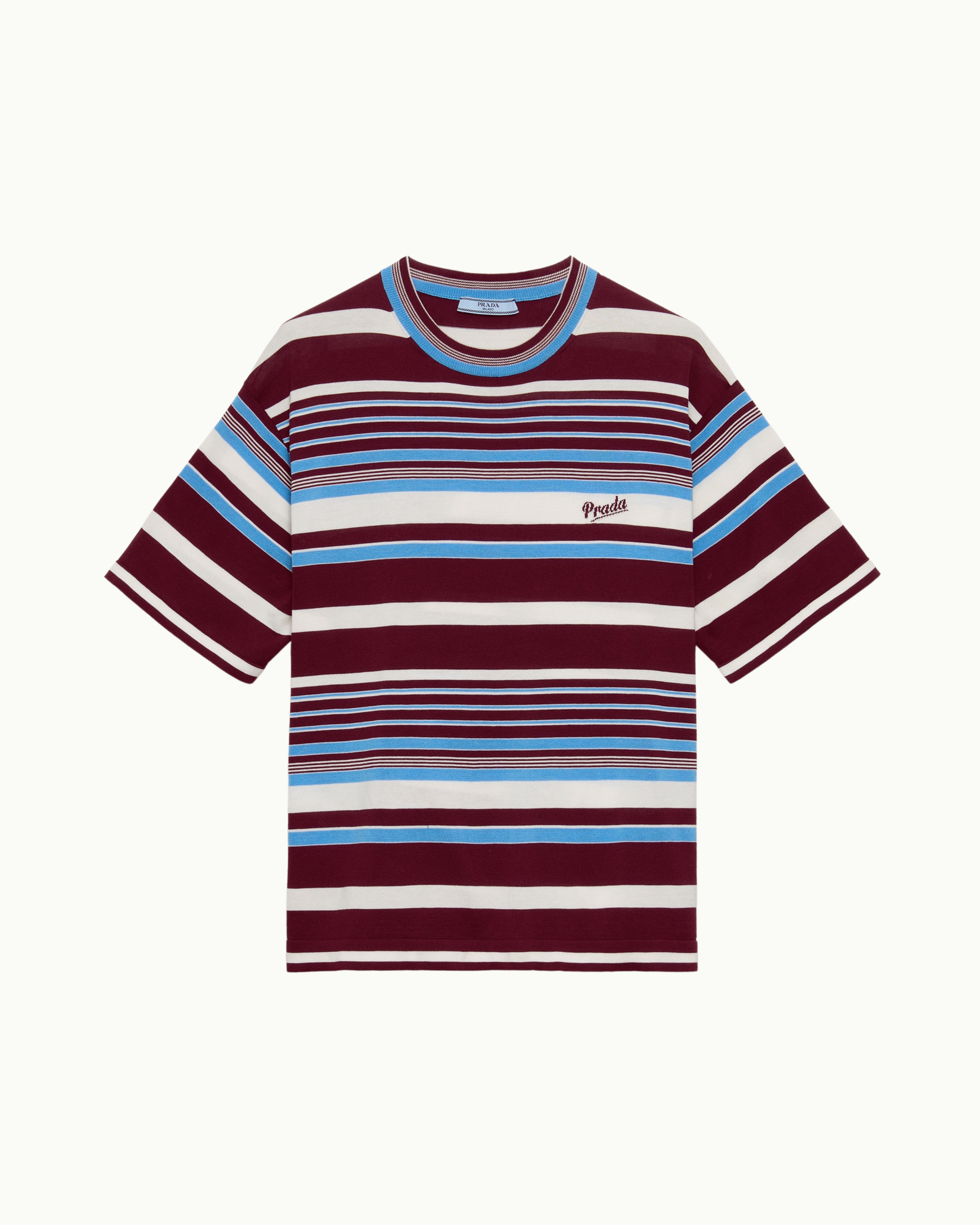 Striped Cotton Crew-Neck T-Shirt