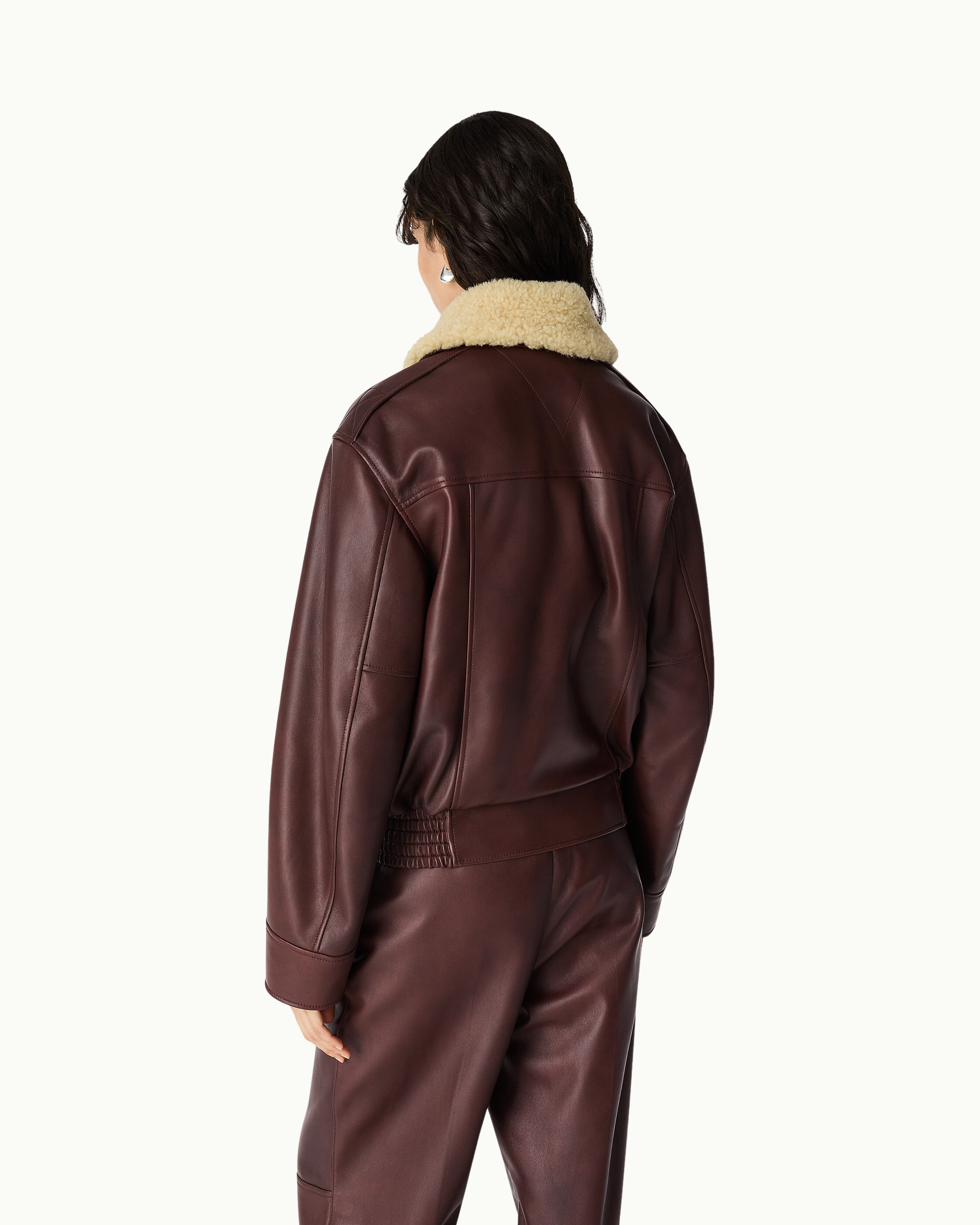 Padded Leather Blouson