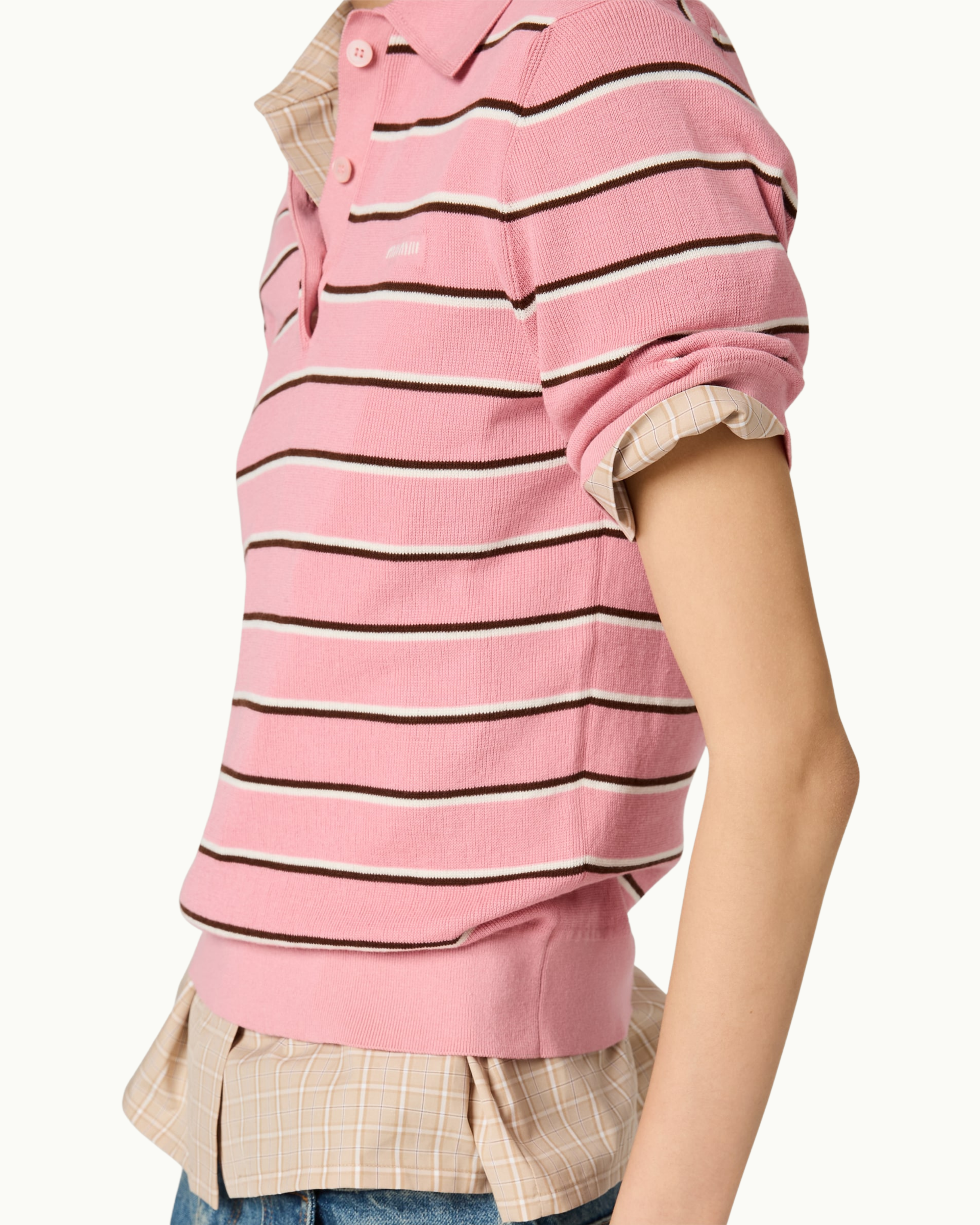 Cotton Knit Polo Shirt