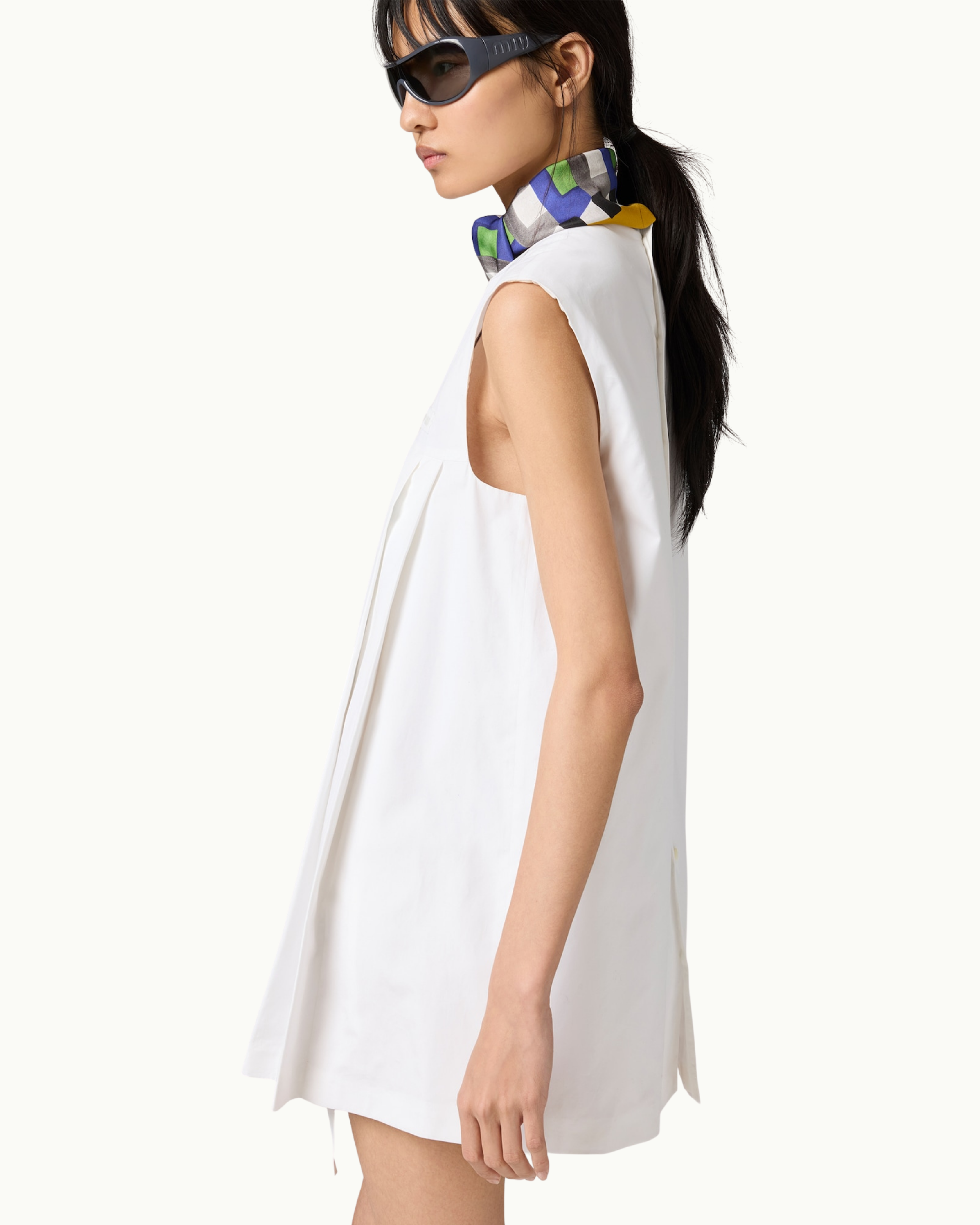 Poplin Mini-Dress