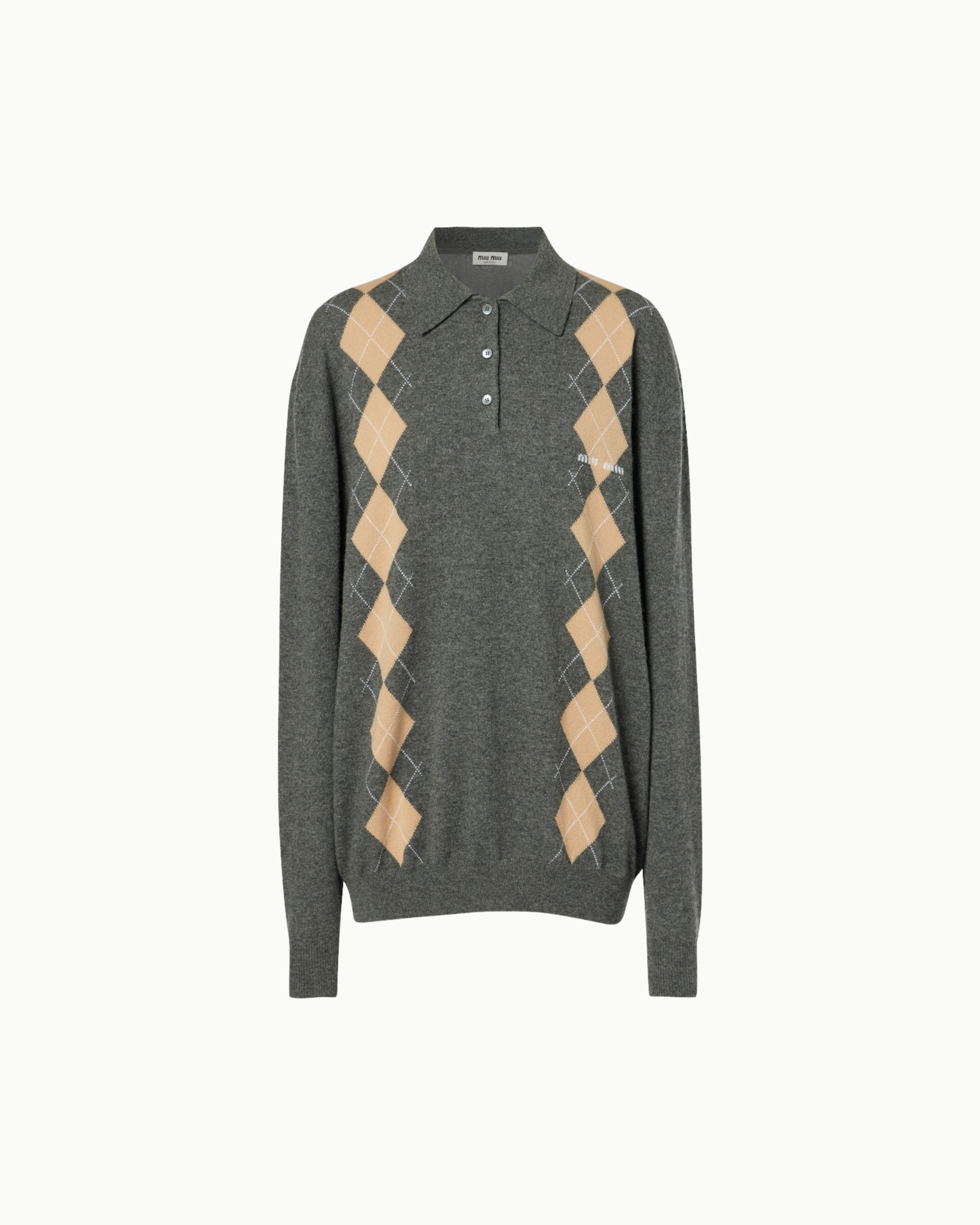 Argyle Cashmere Sweater