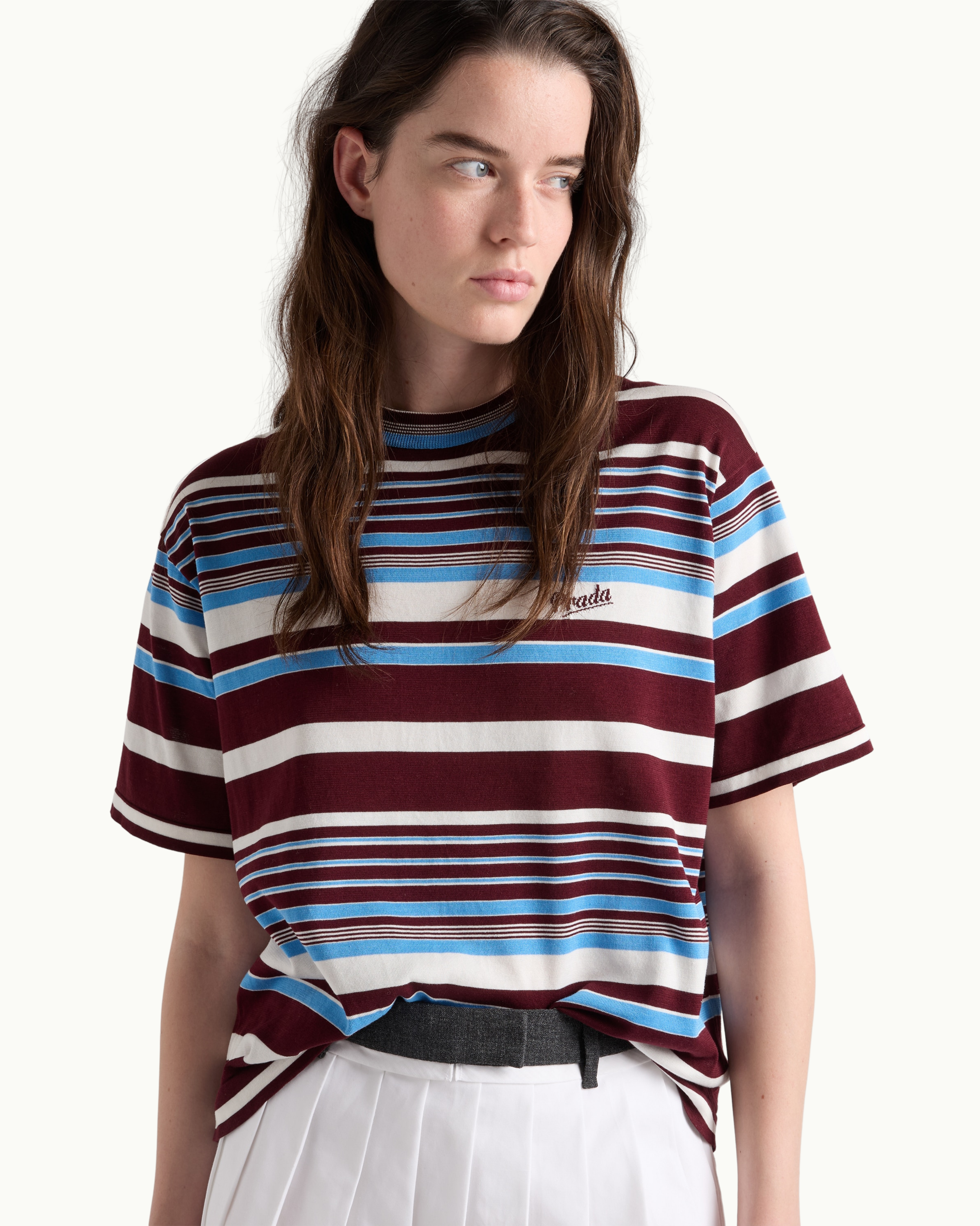 Striped Cotton Crew-Neck T-Shirt