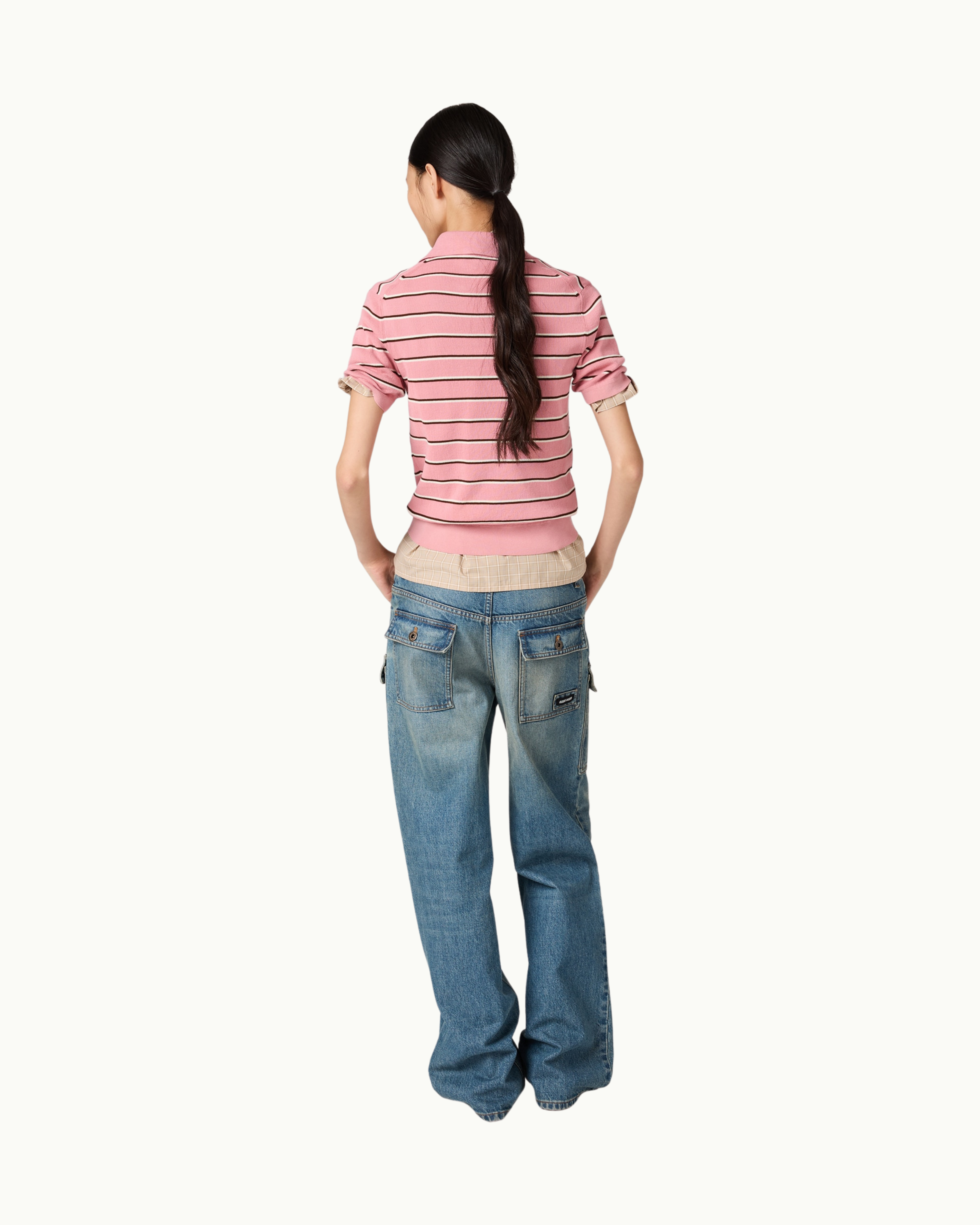 Cotton Knit Polo Shirt