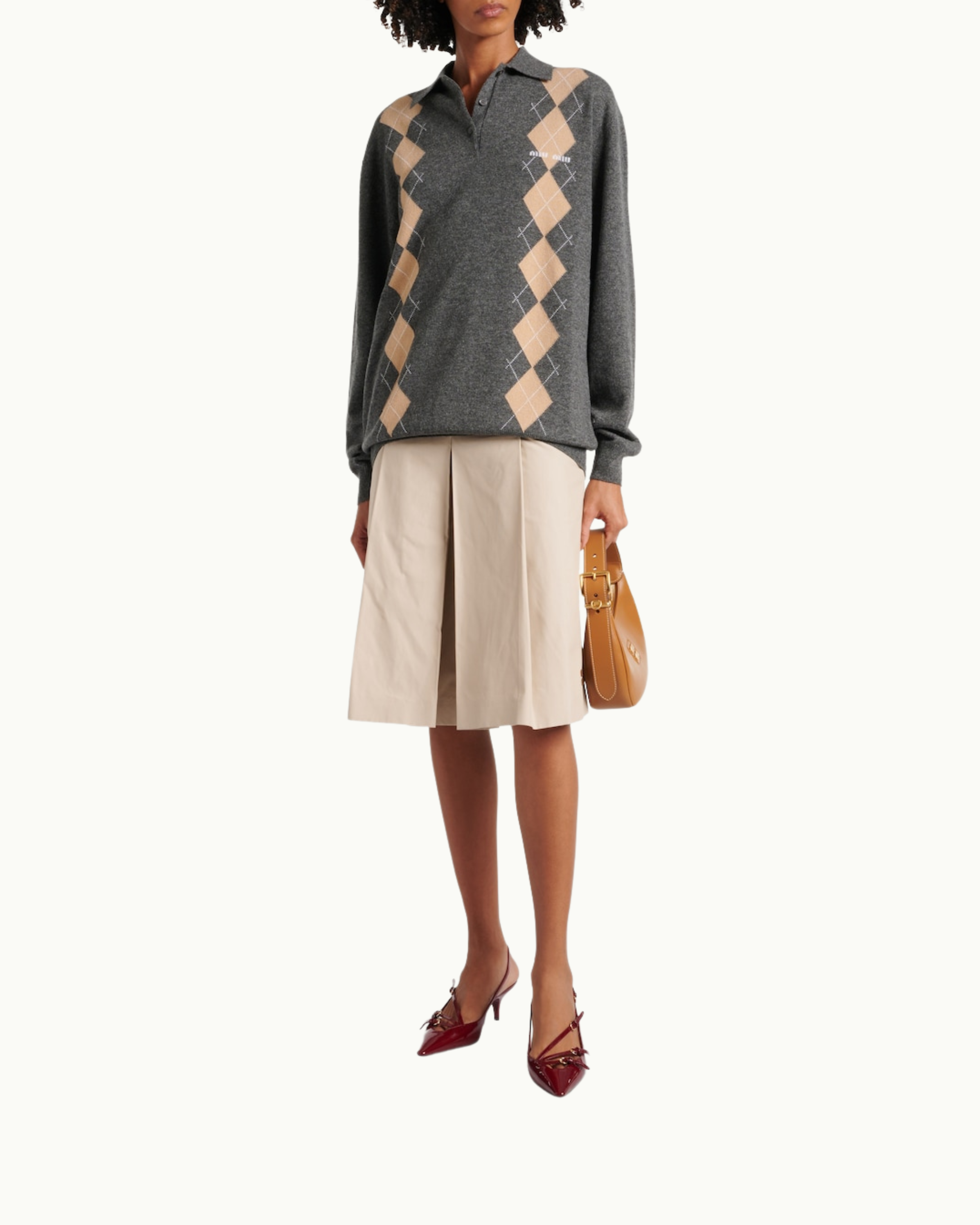 Argyle Cashmere Sweater