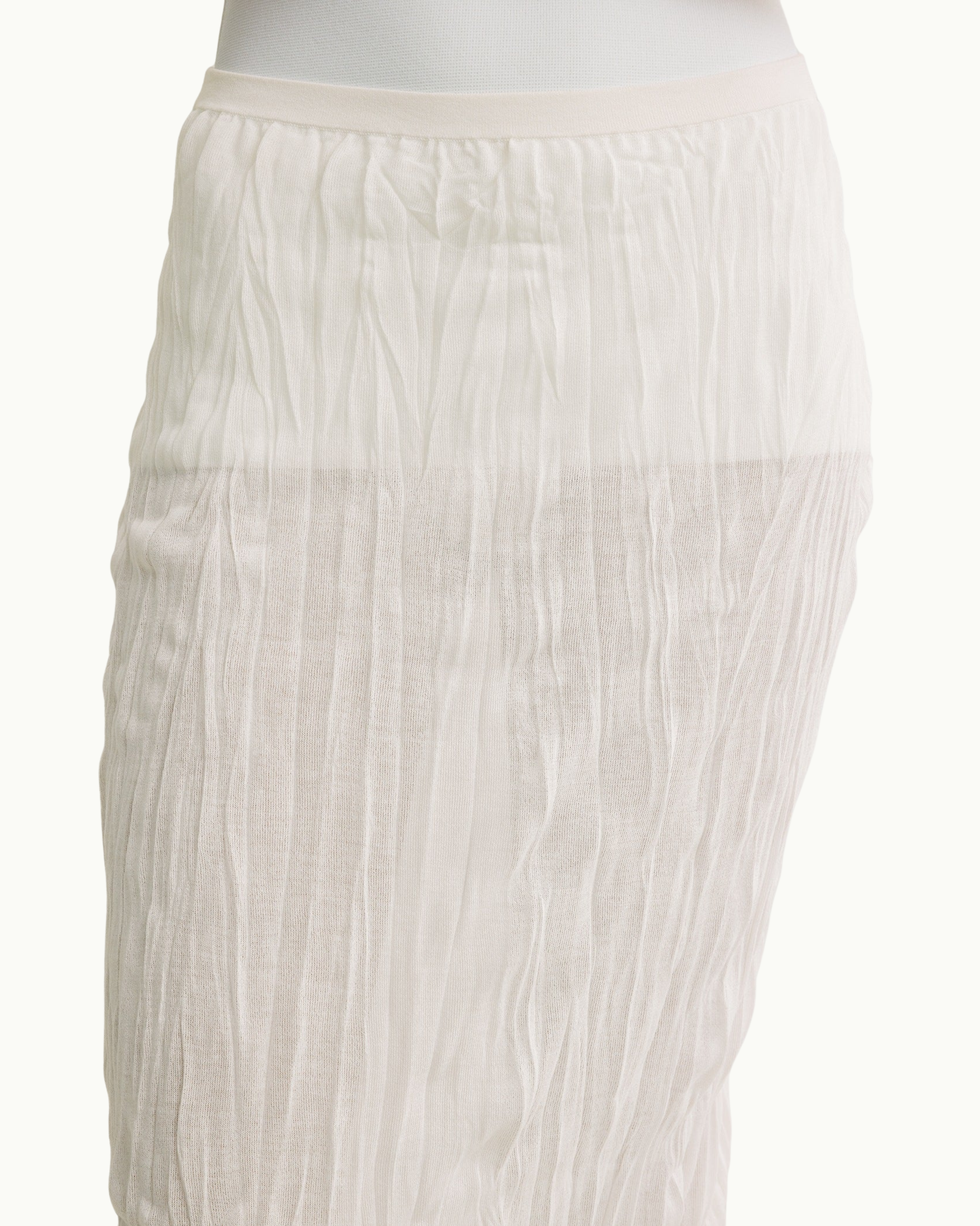 Crinkled Knit Skirt