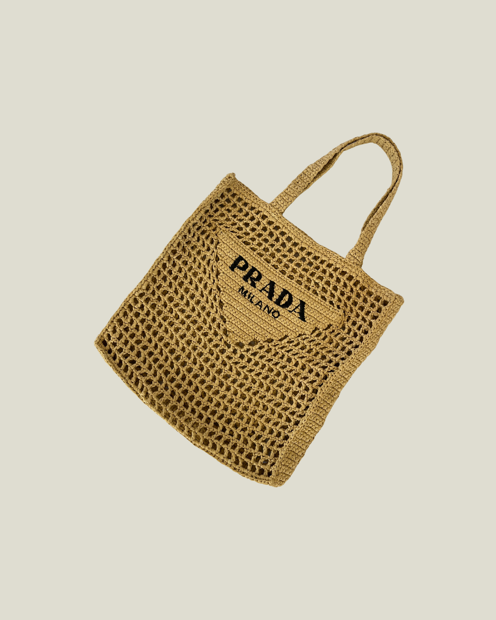 Prada Crochet Tote Bag