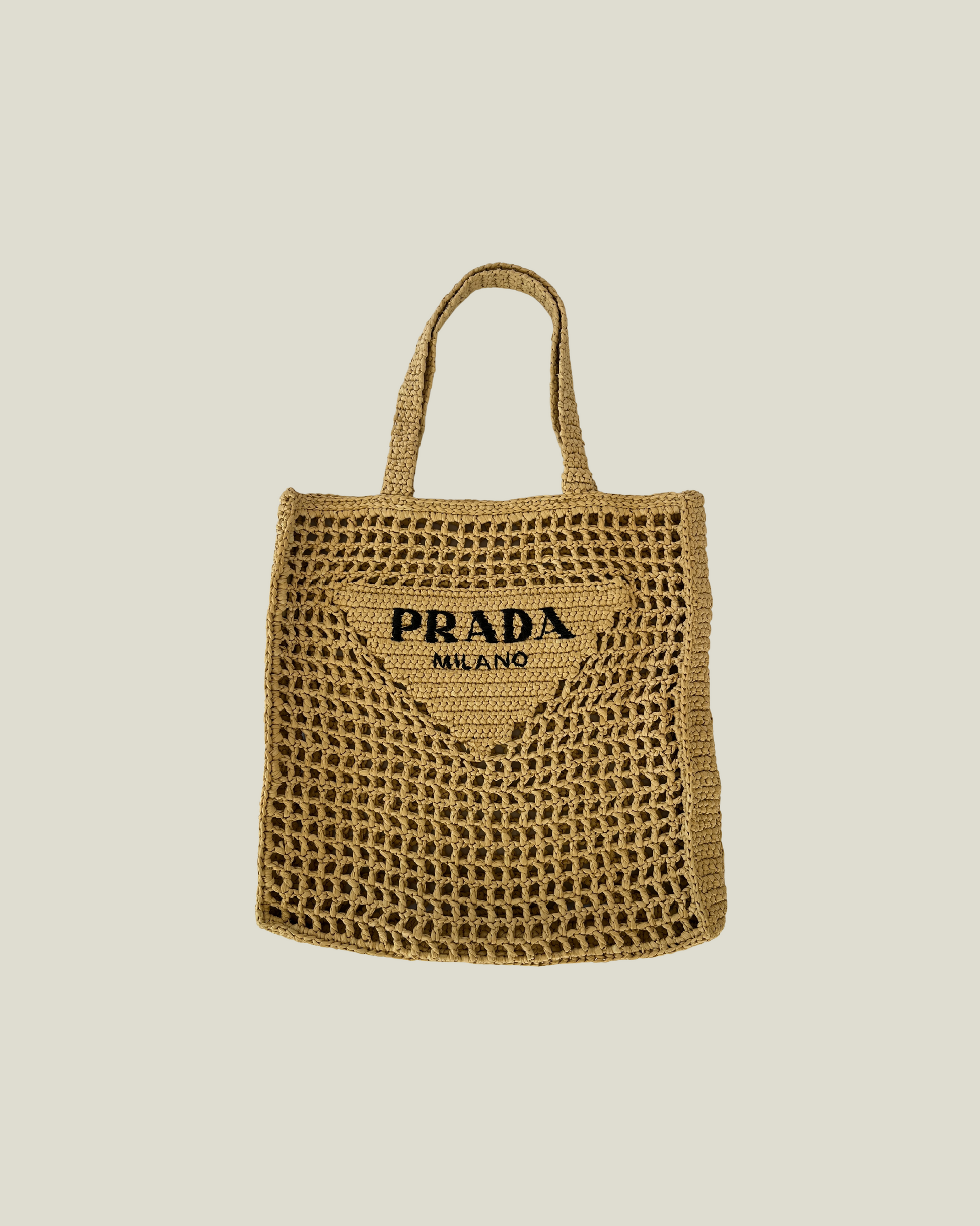 Prada Crochet Tote Bag