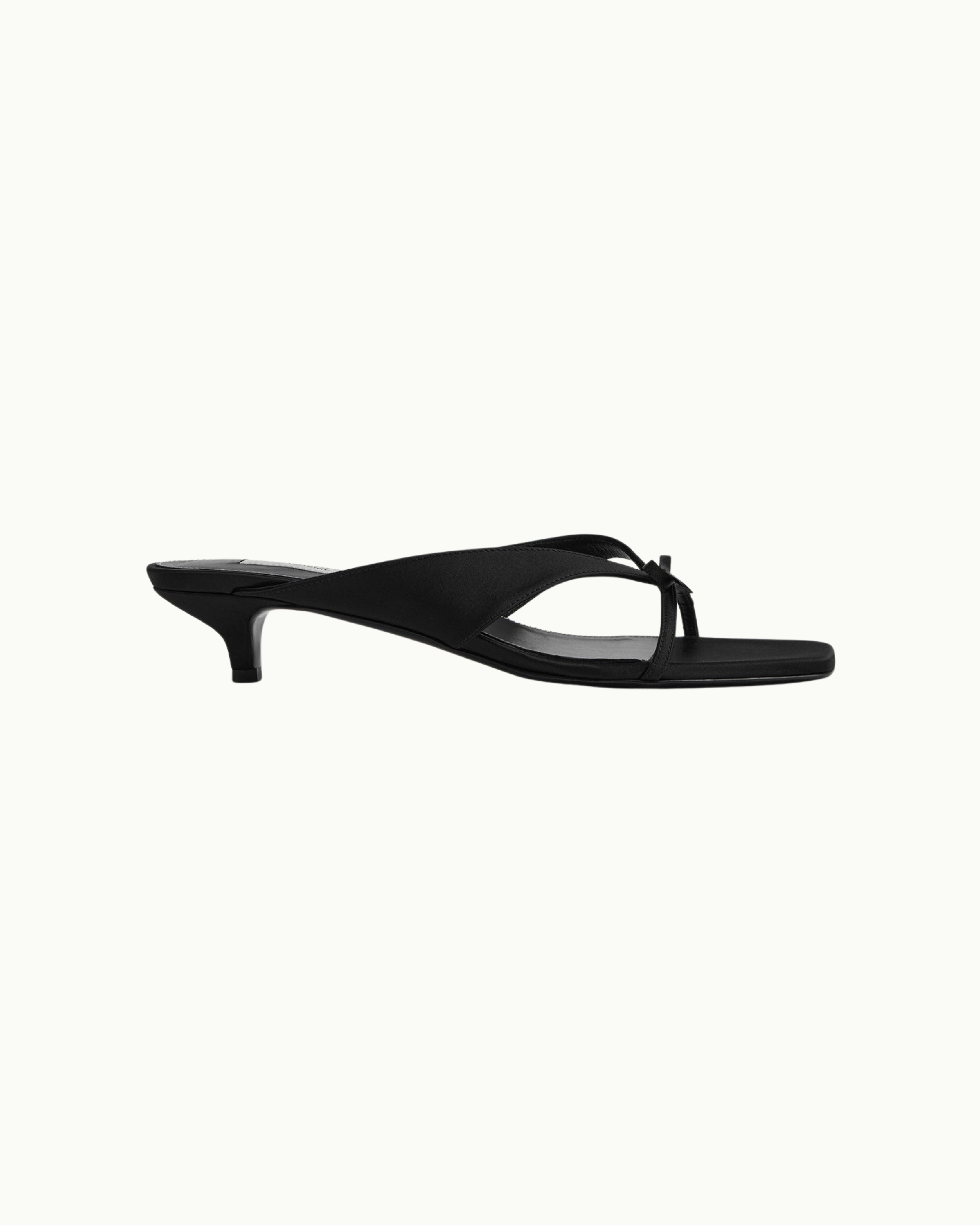 Bow Satin Sandals