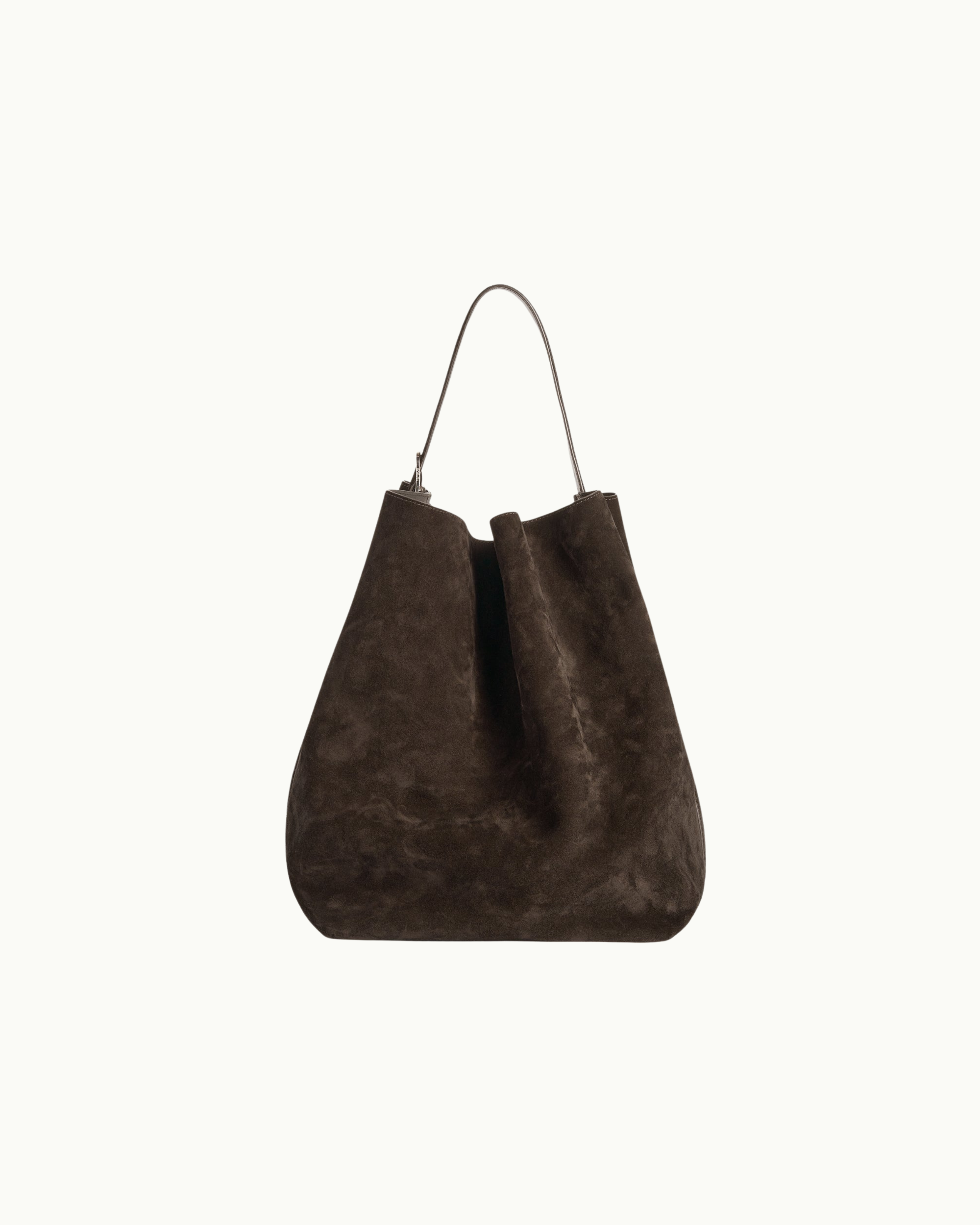 Belted Suede Tote