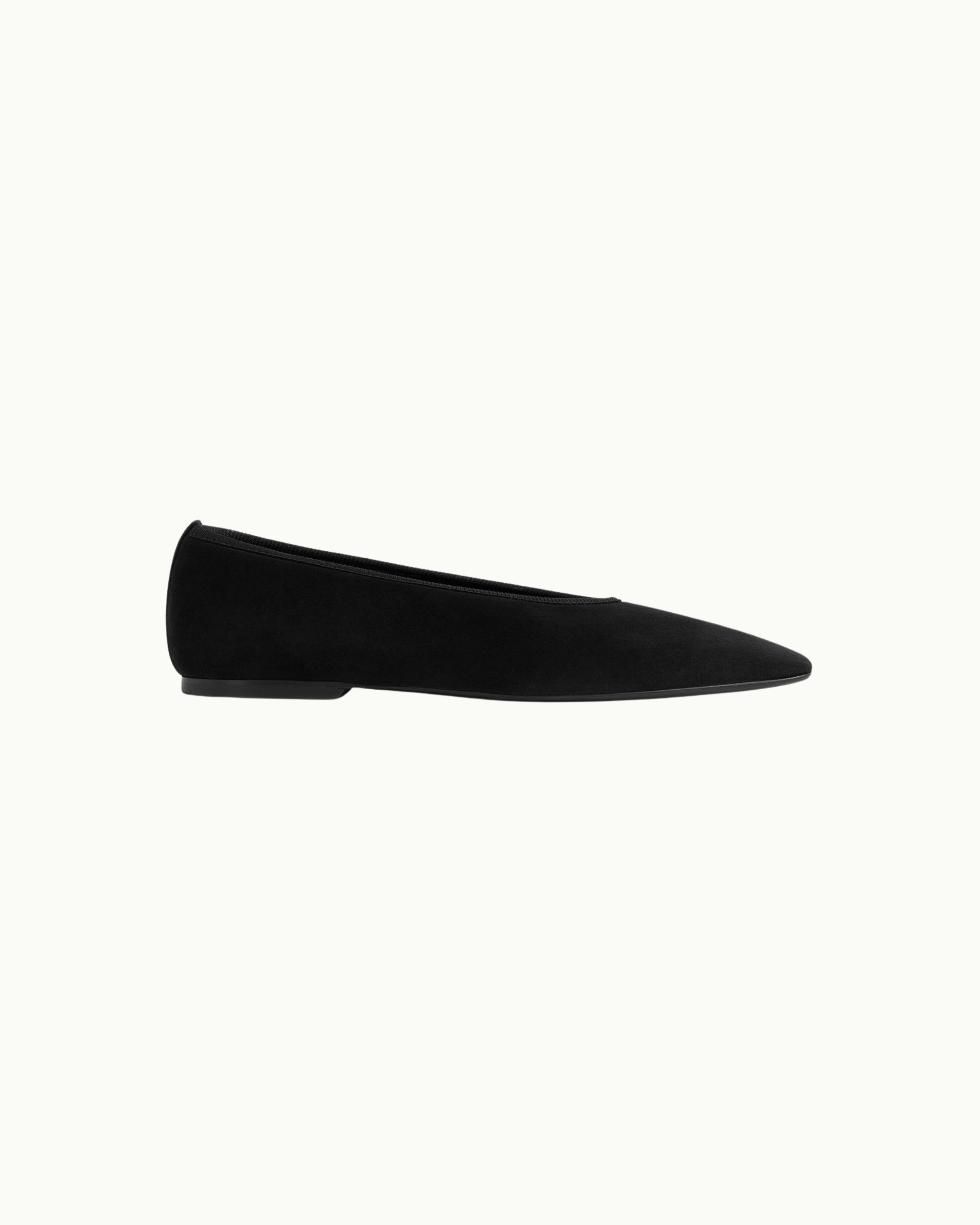 Minimalist Suede Ballet Flats