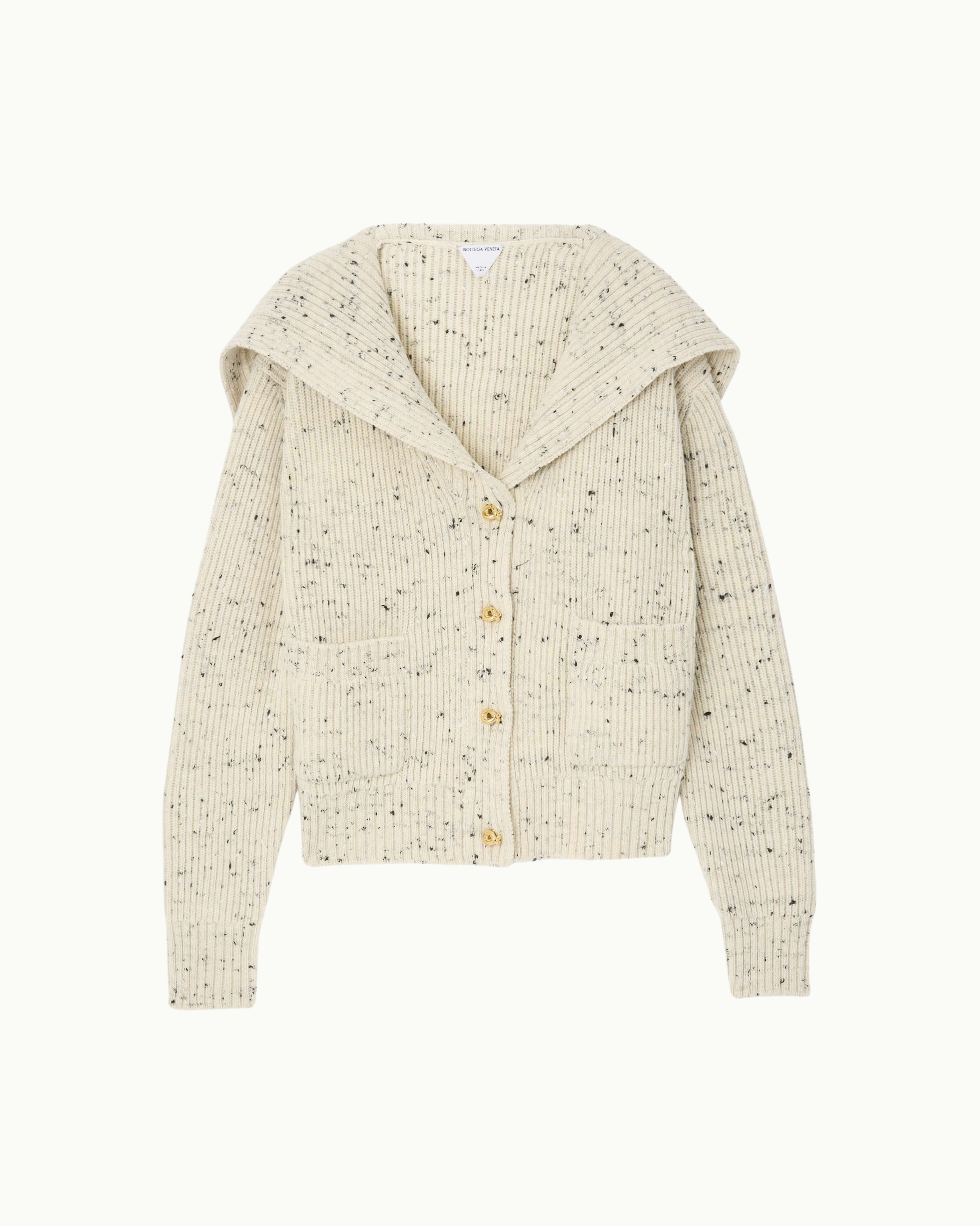 Wool English Rib Cardigan