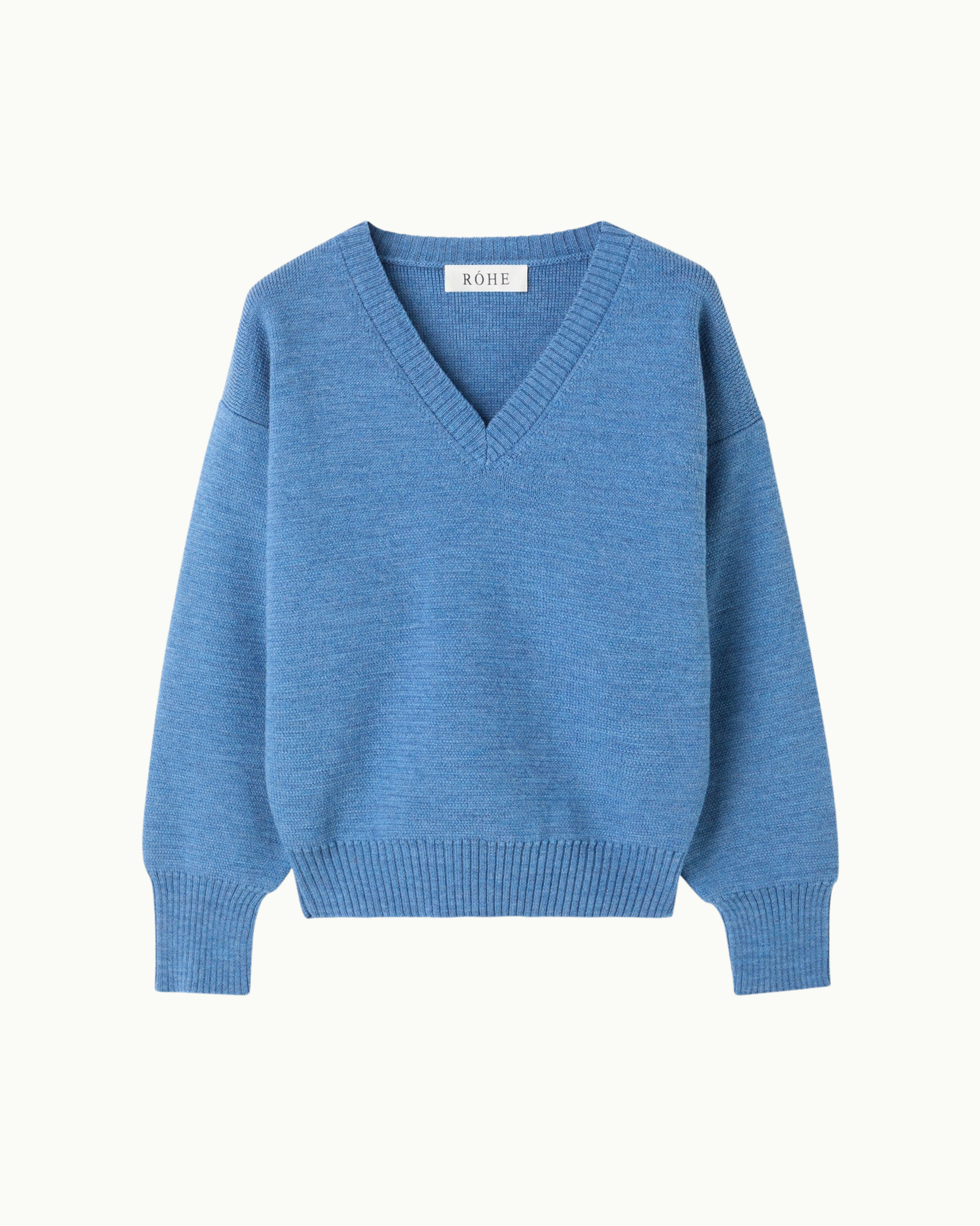 V-Neck Knitted Jumper