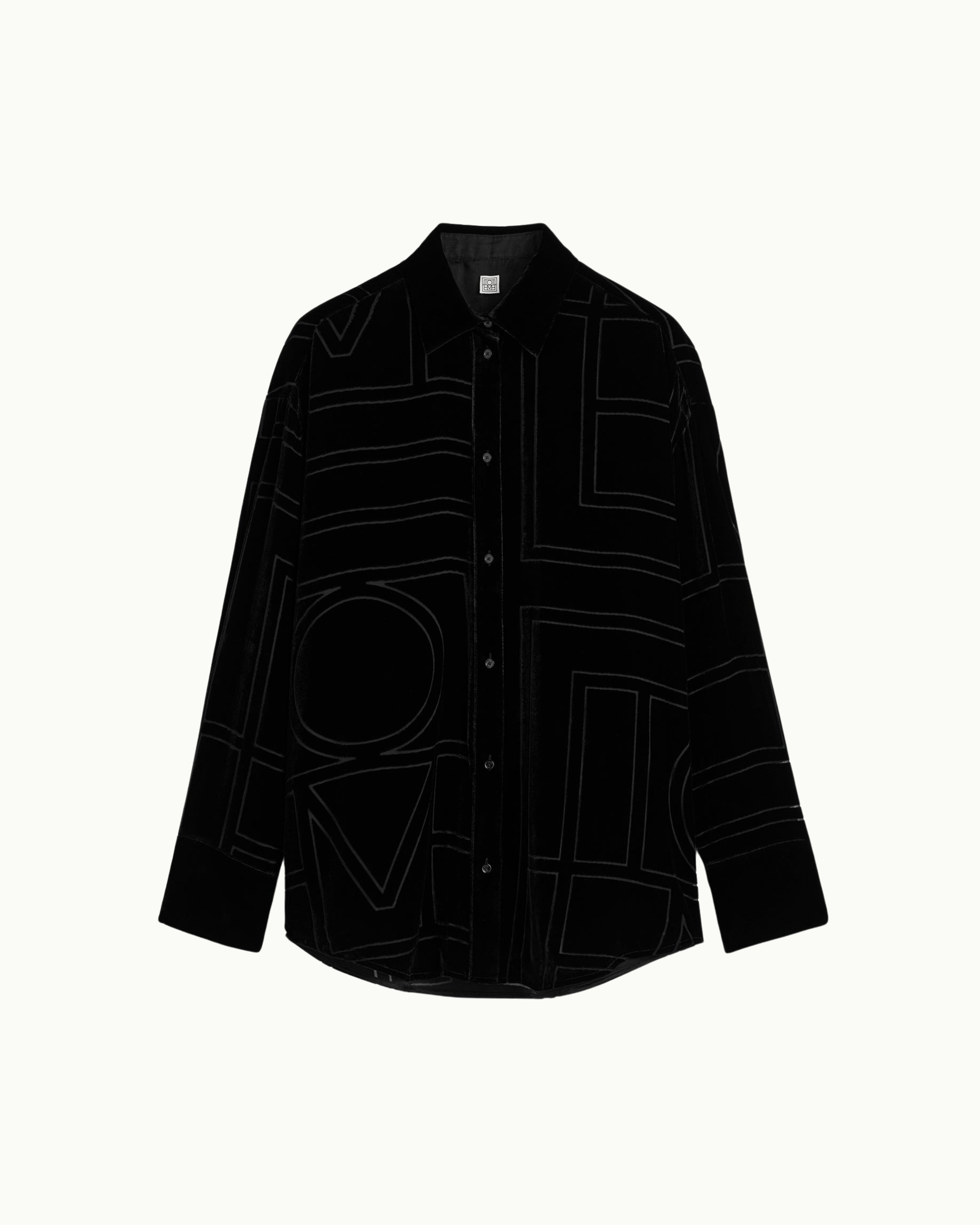 Monogram Devoré Top