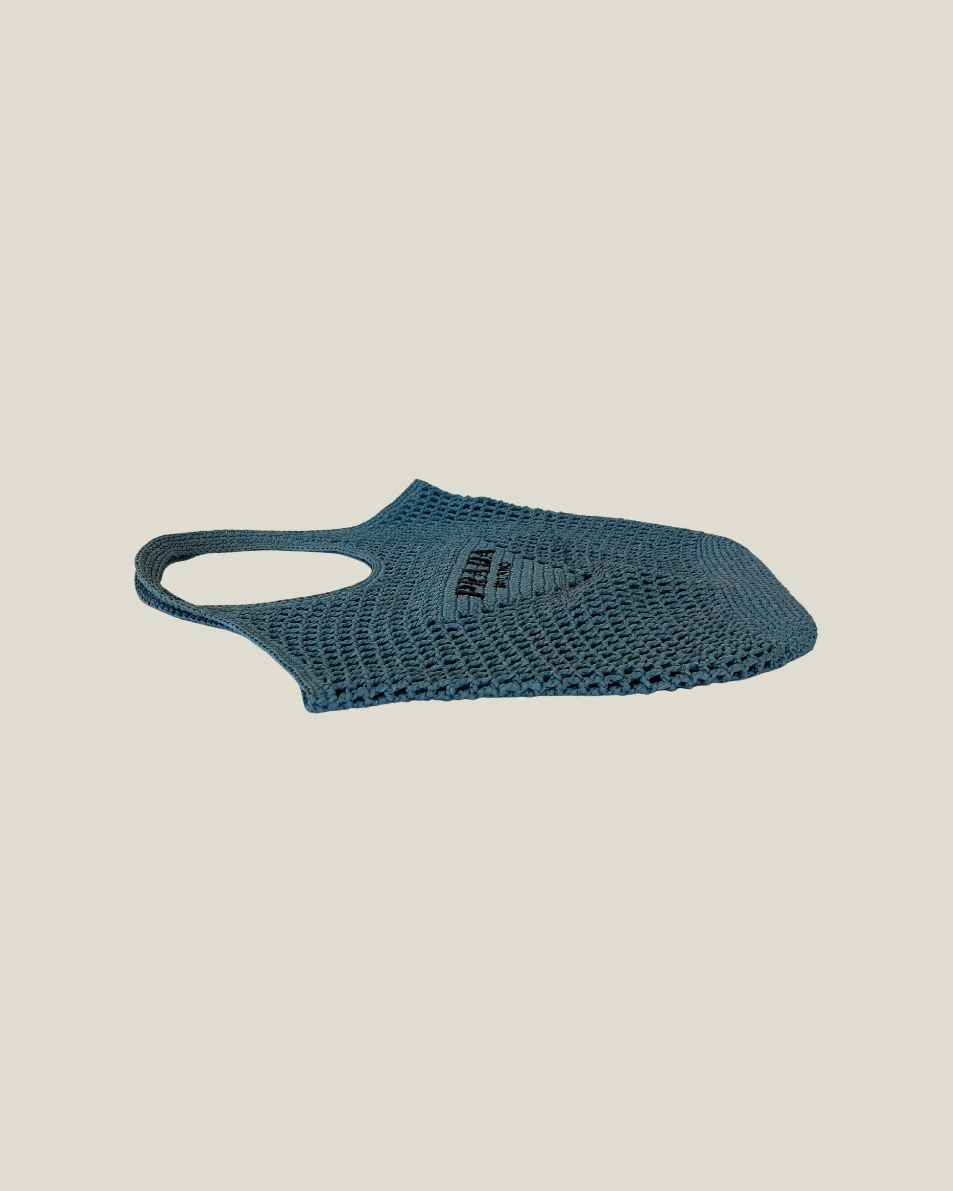 Prada Round Crochet Tote Bag