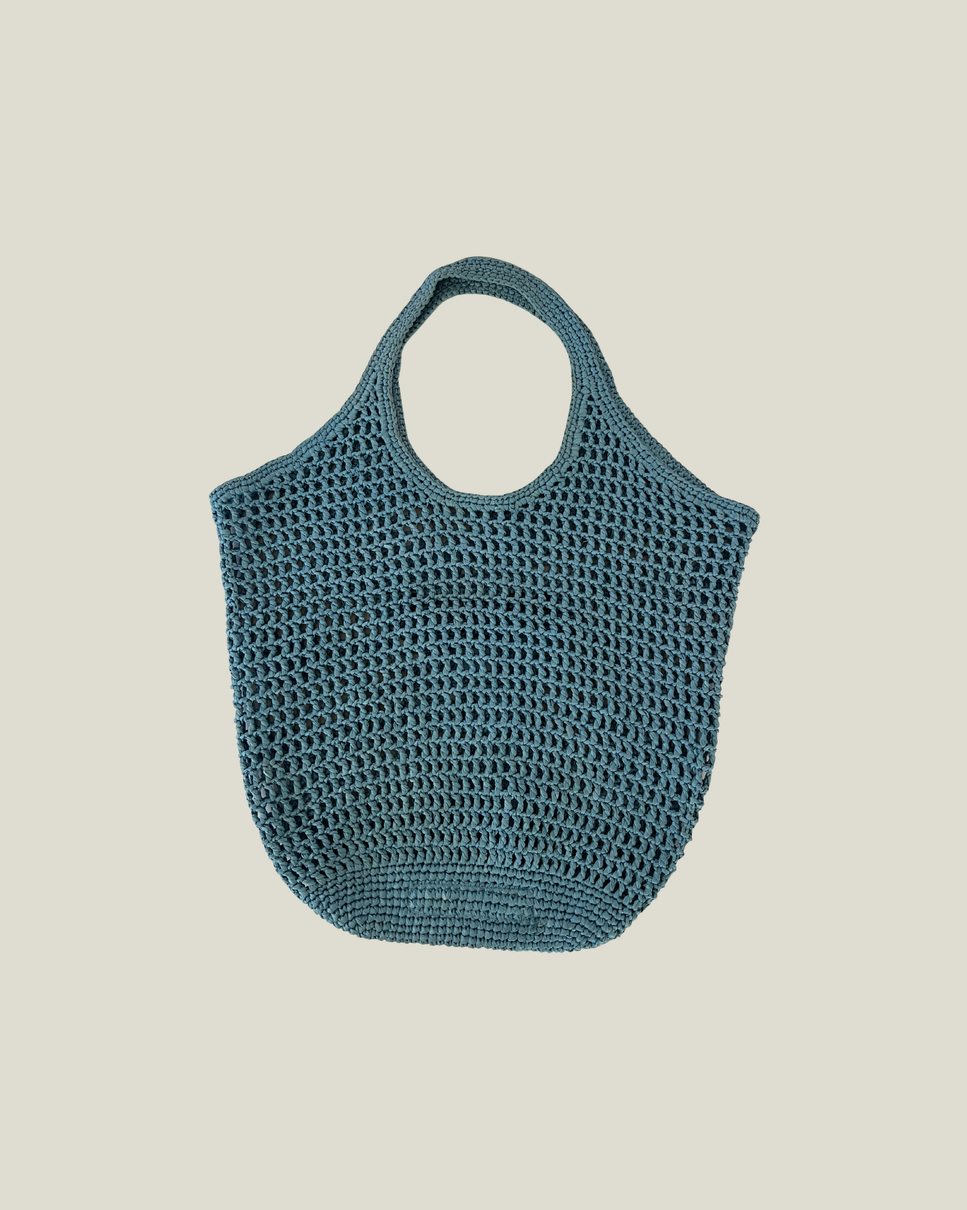 Prada Round Crochet Tote Bag