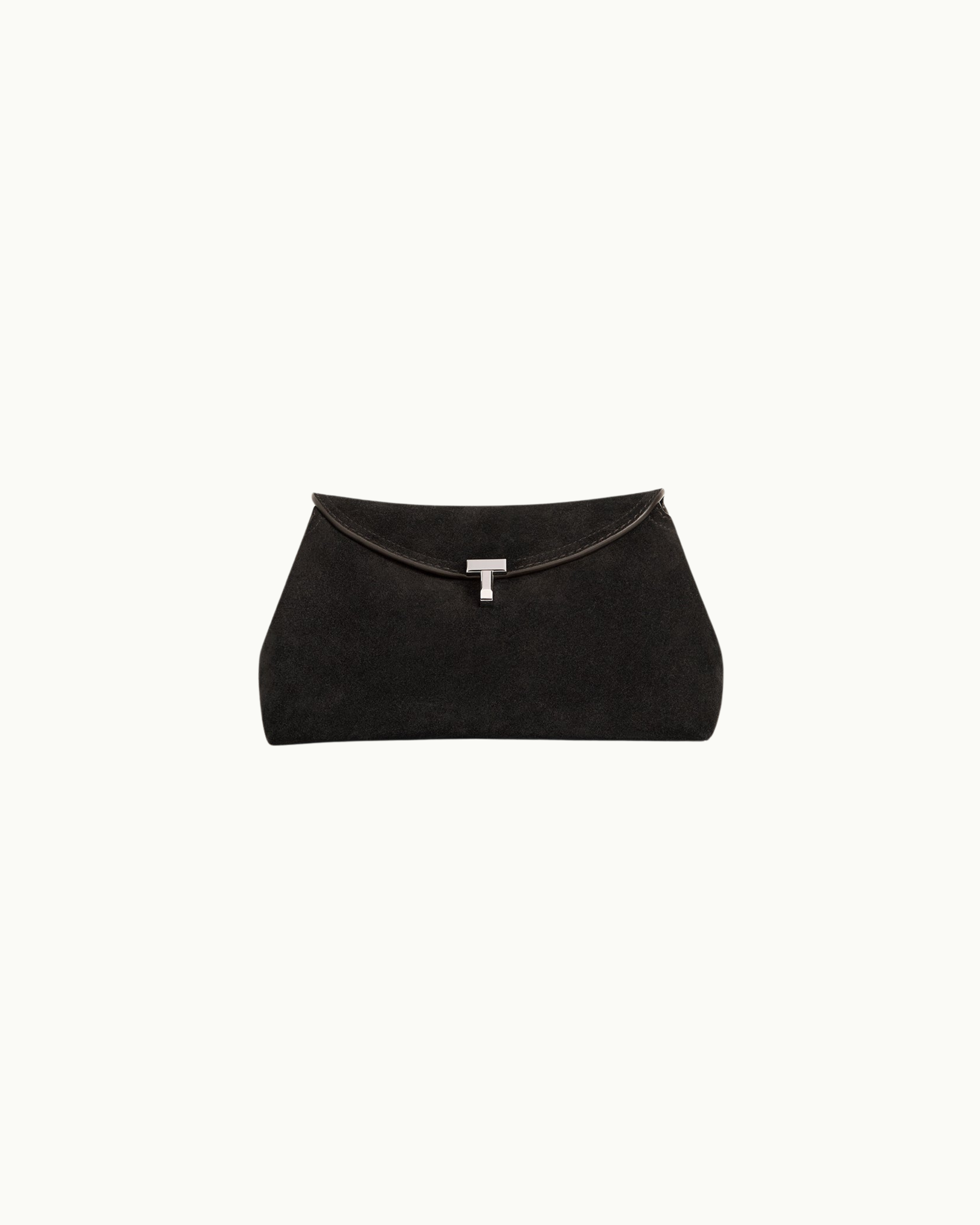 T-Lock Suede Clutch