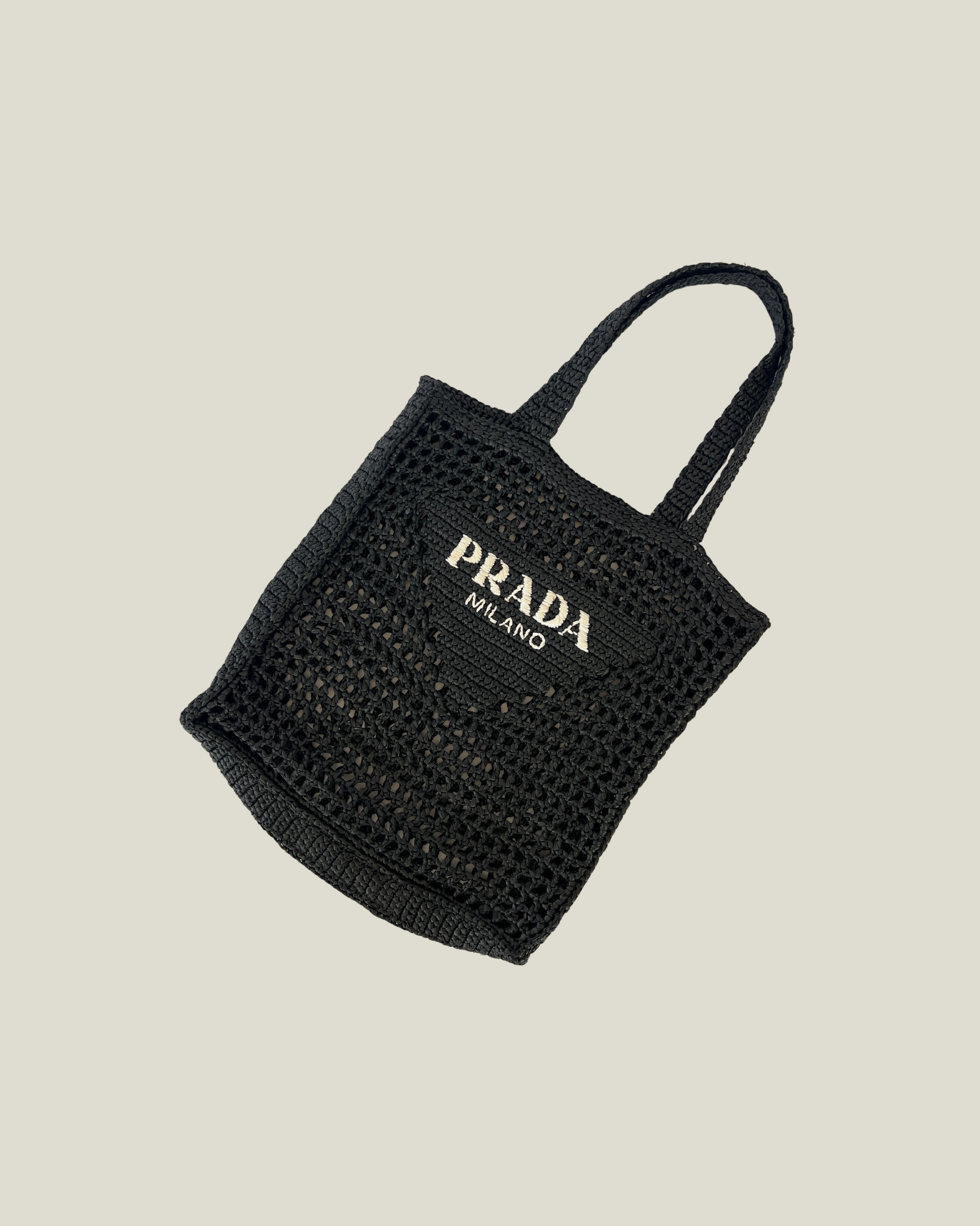 Prada Crochet Tote Bag
