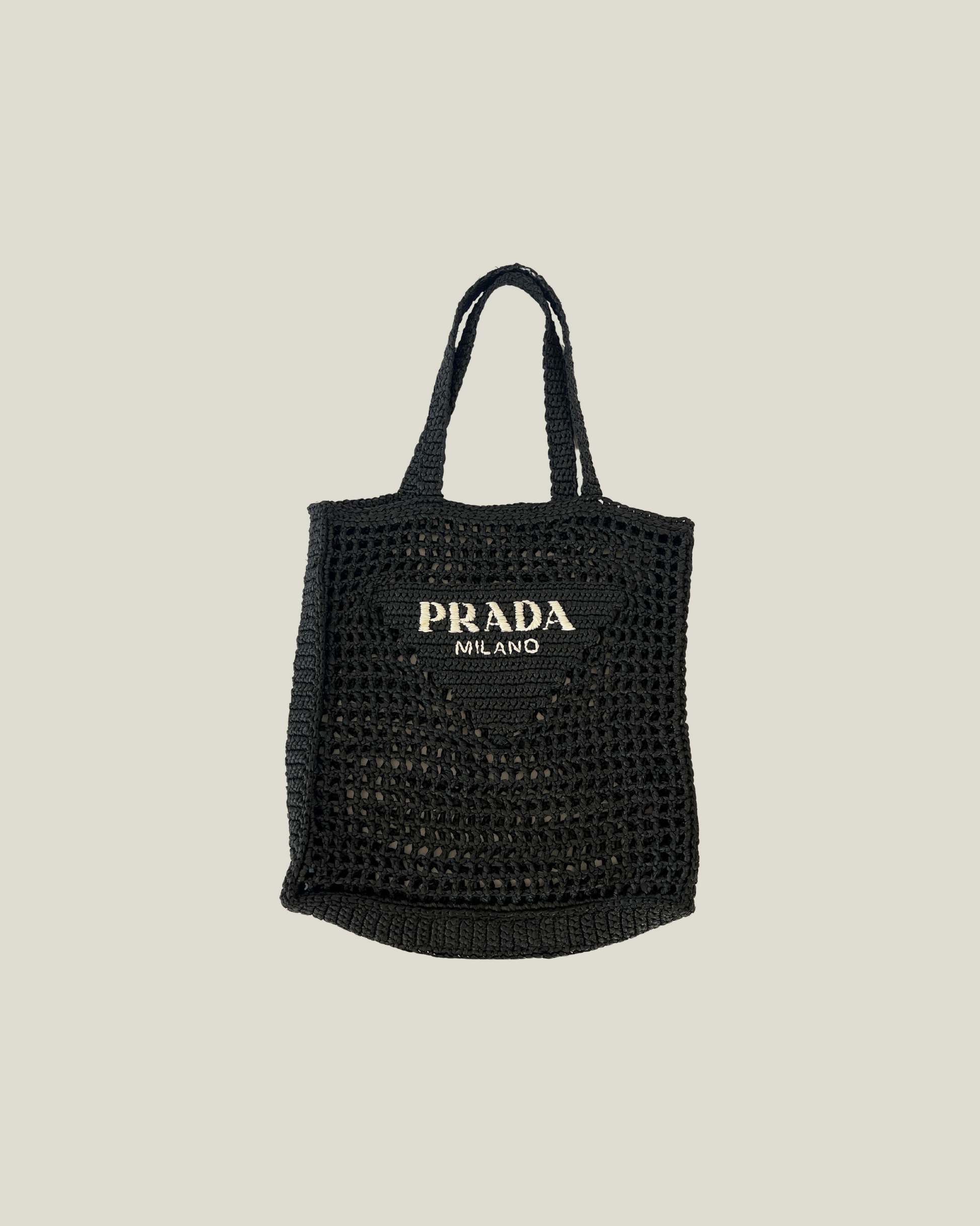 Prada Crochet Tote Bag
