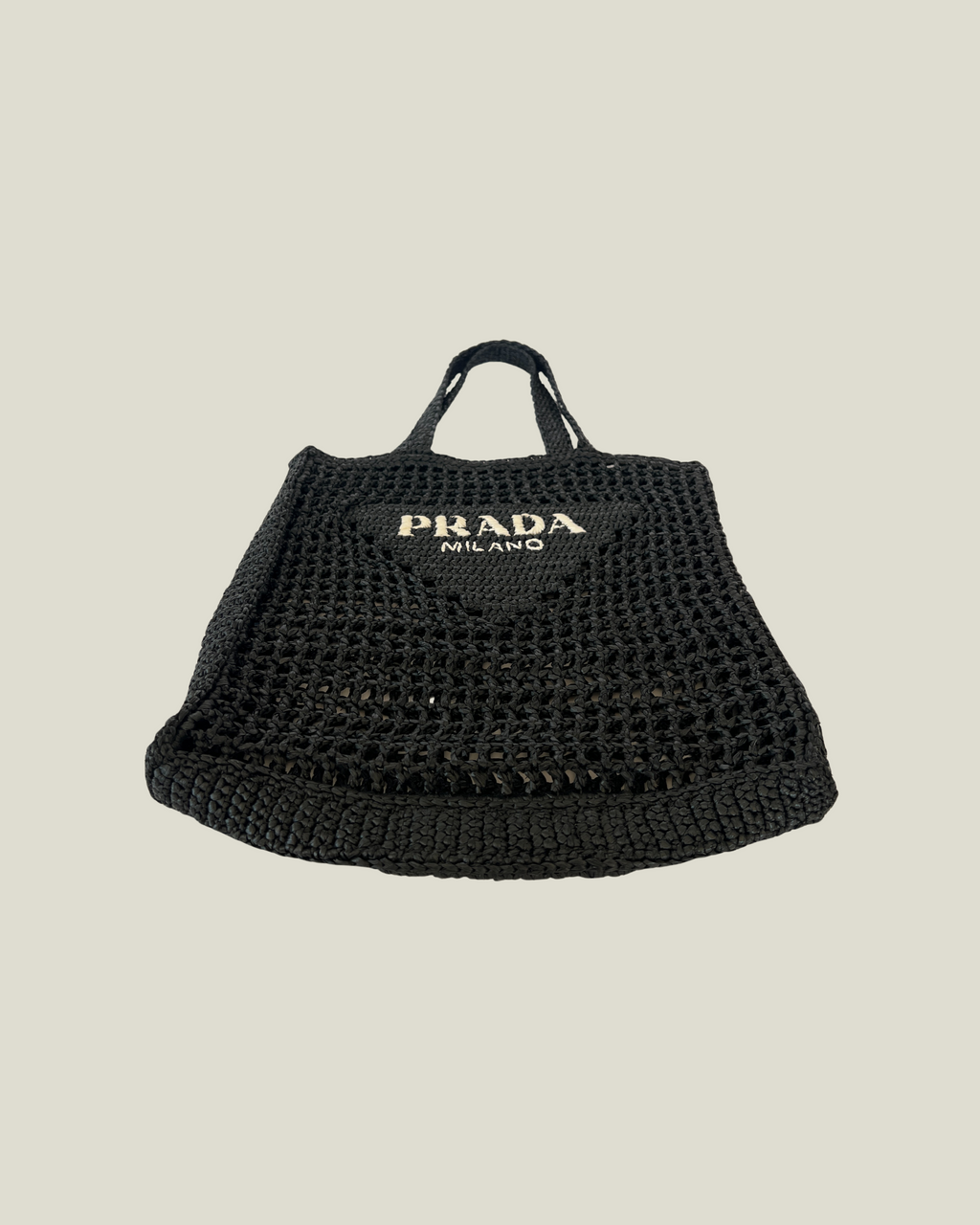 Prada Crochet Tote Bag