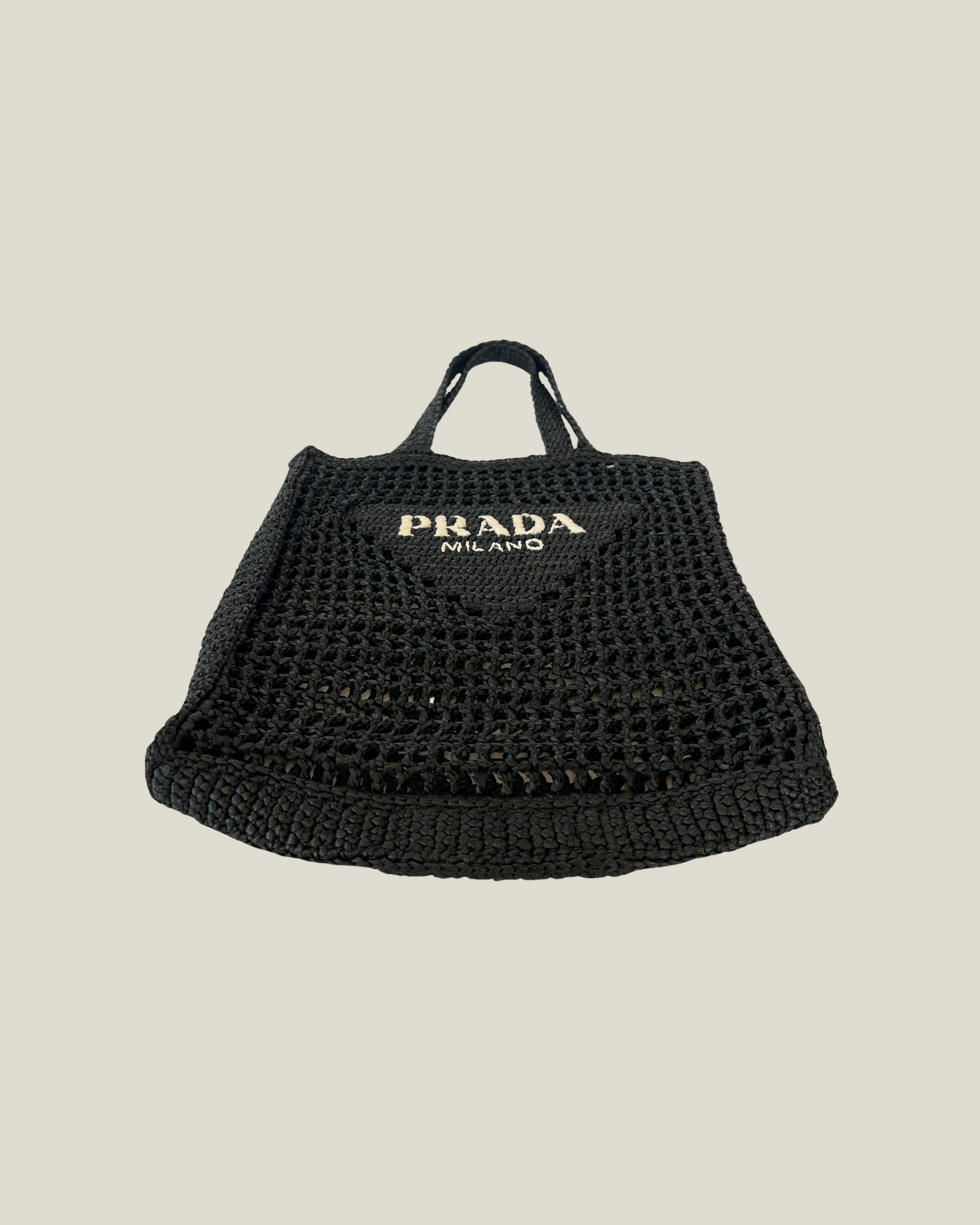 Prada Crochet Tote Bag