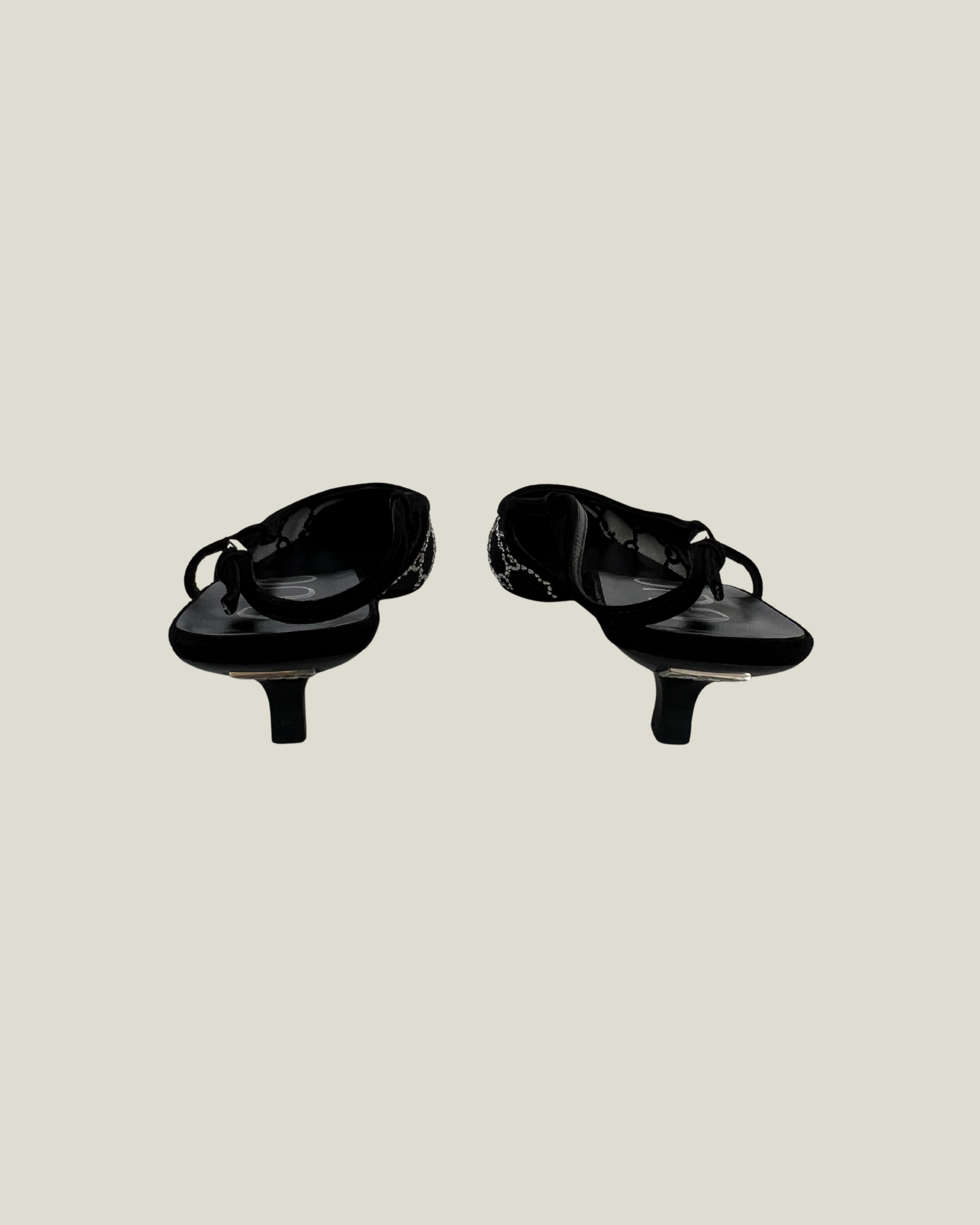 Gucci GG Crystal Slingback Pumps