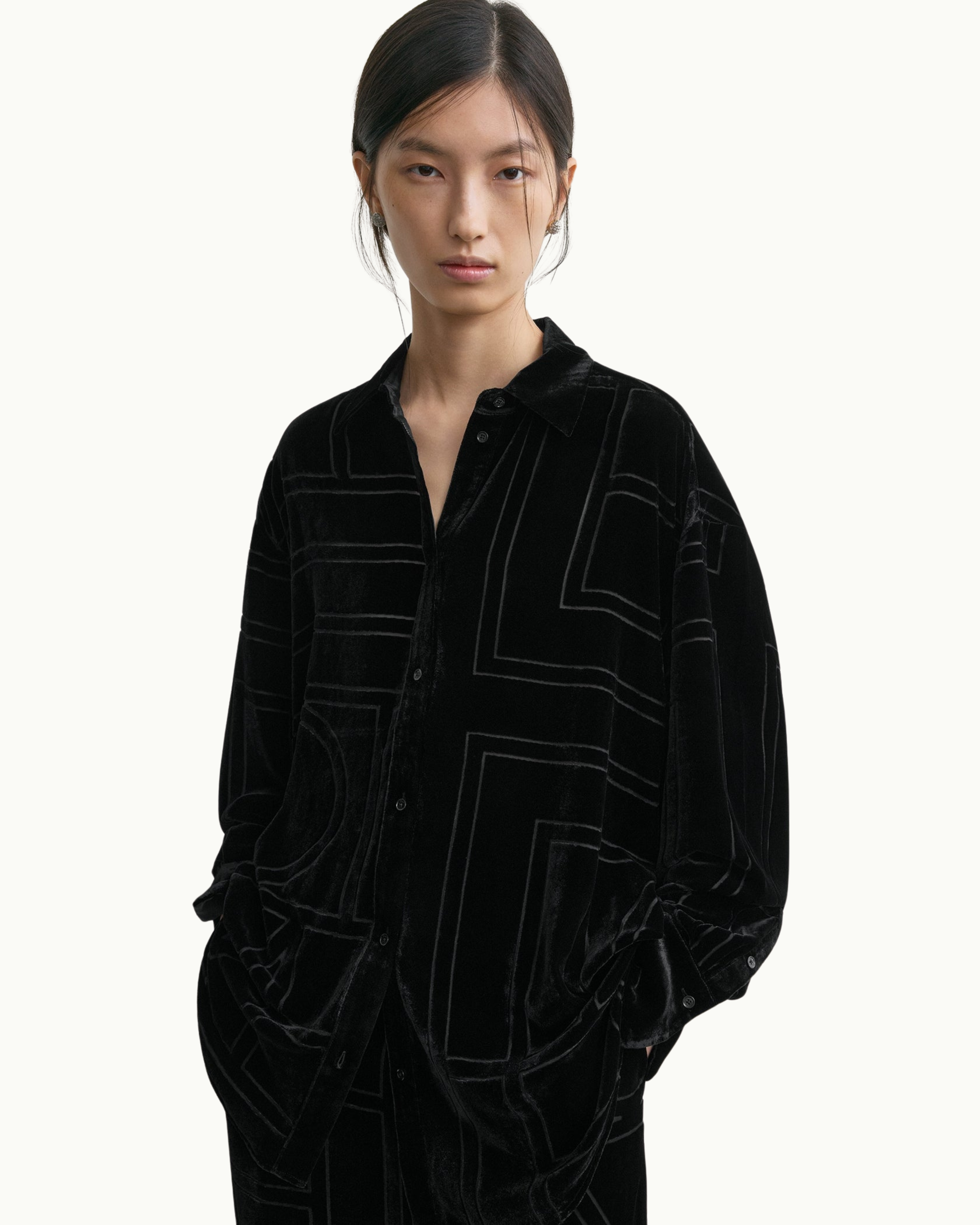 Monogram Devoré Top