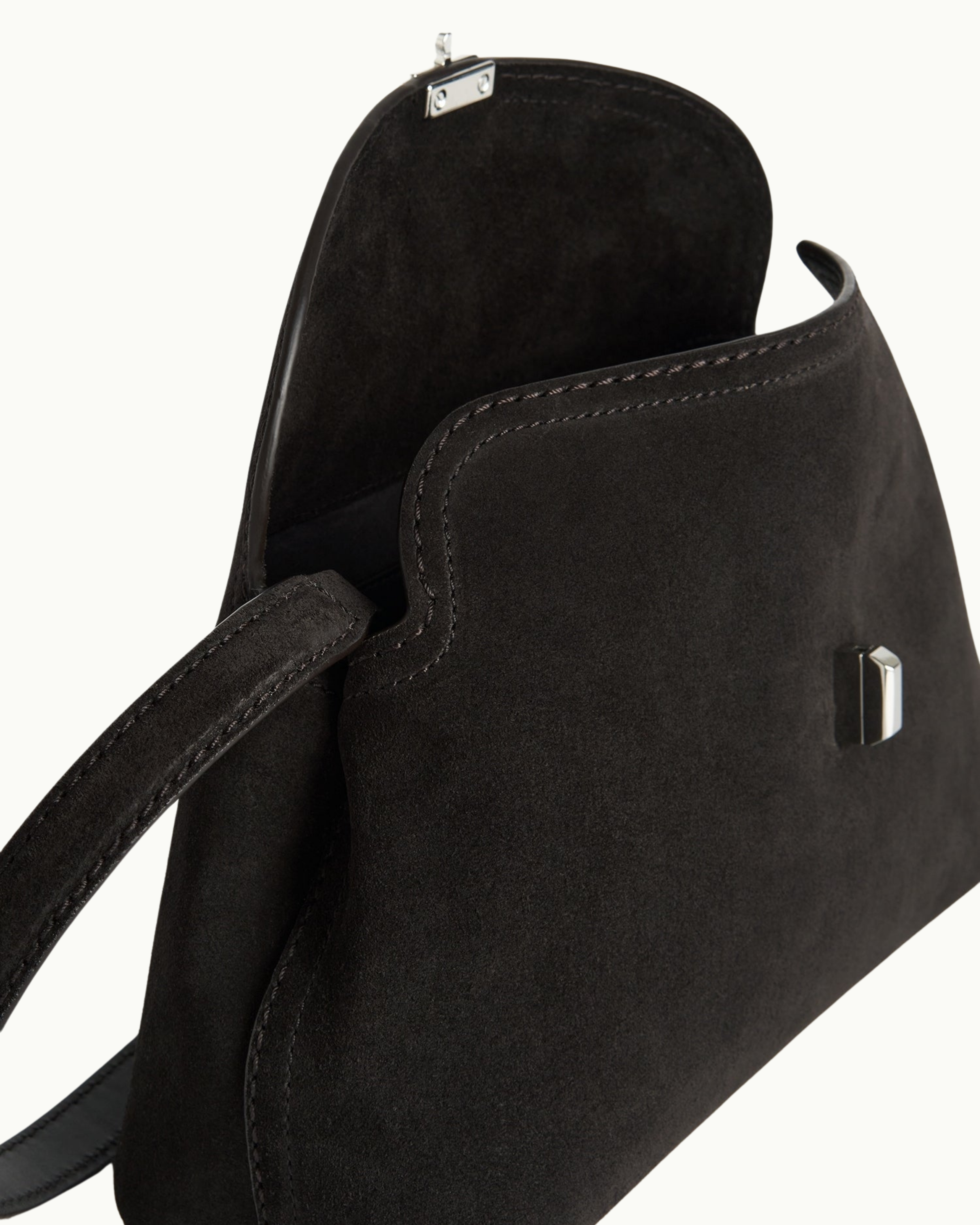T-Lock Suede Clutch