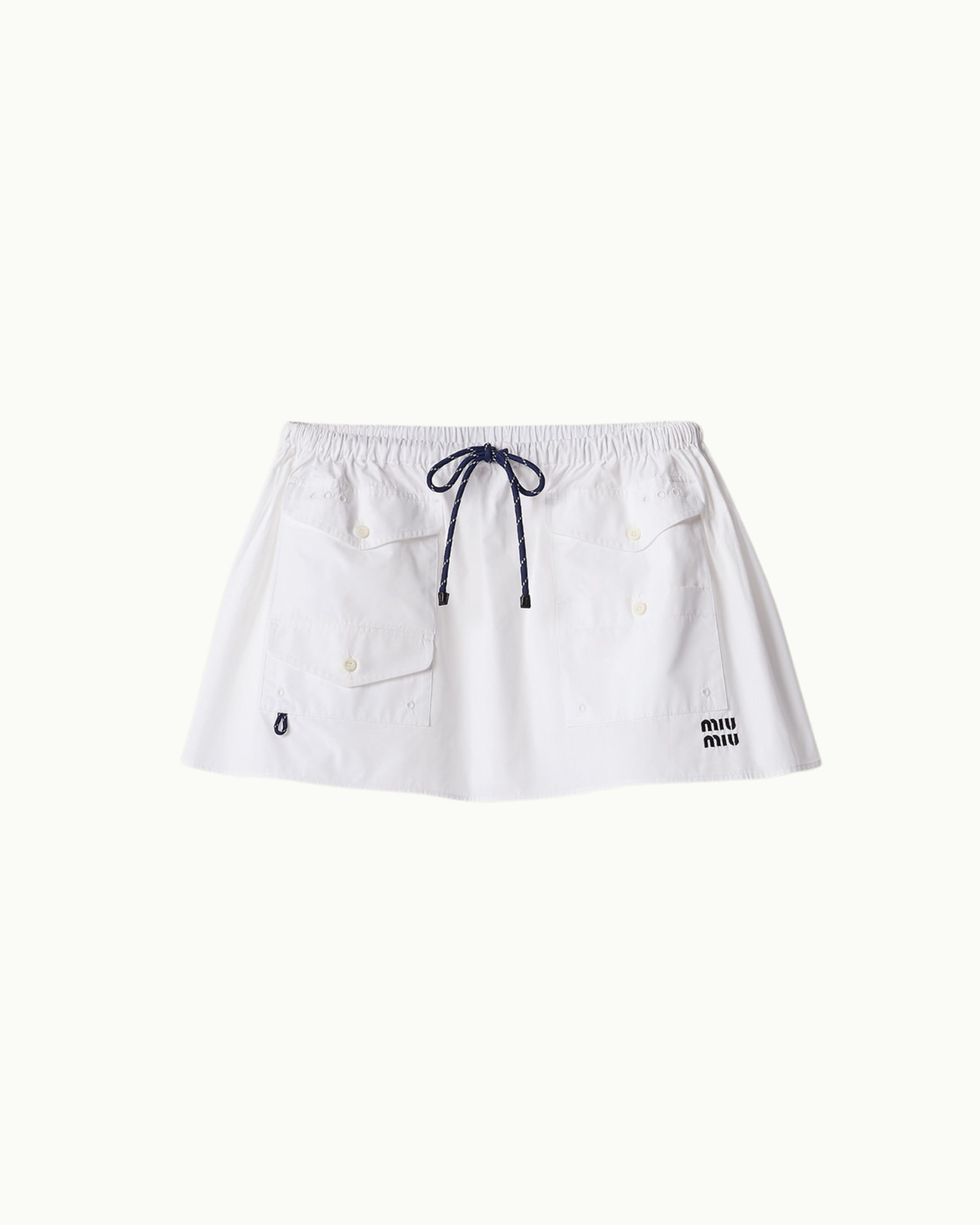 Poplin Miniskirt