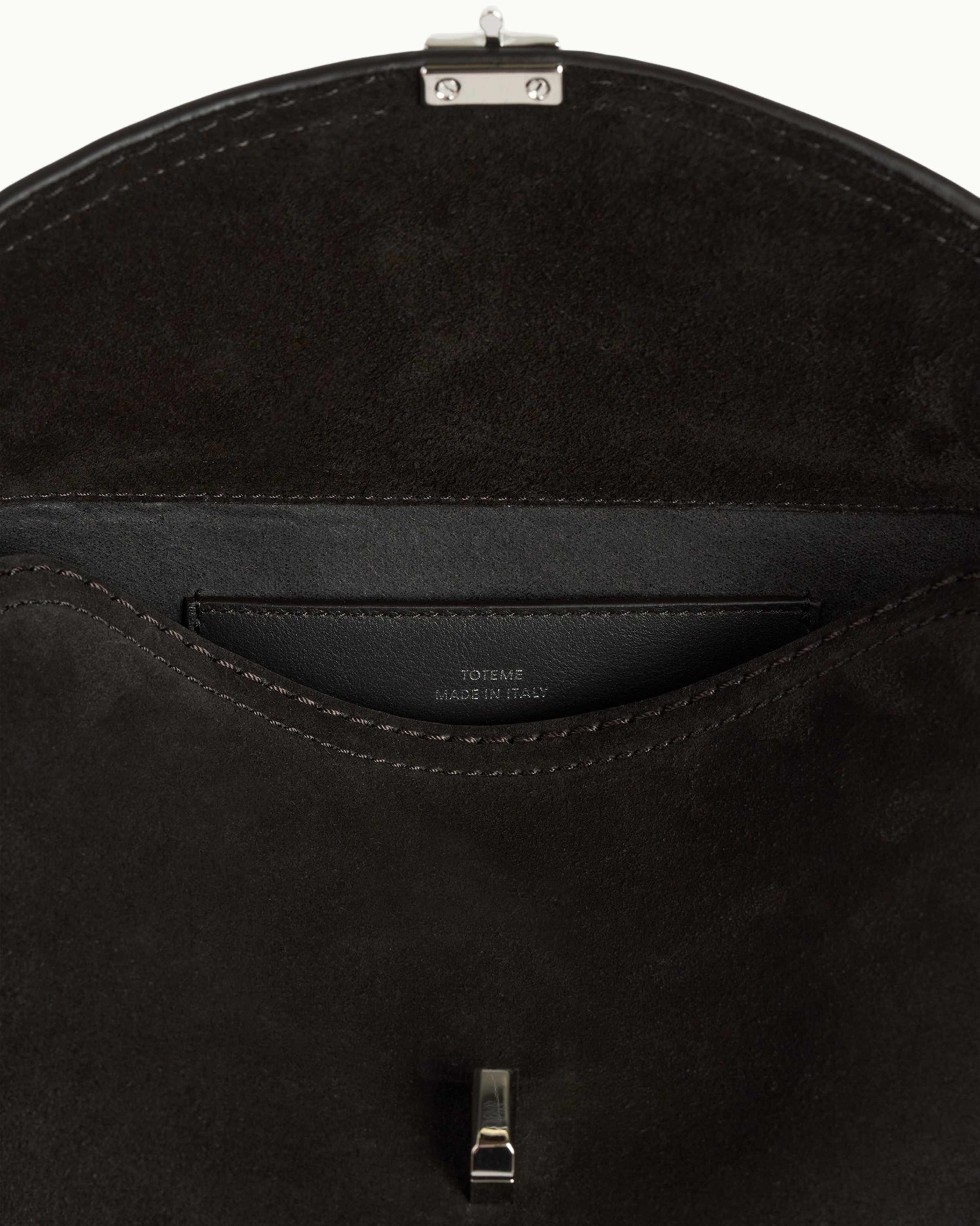 T-Lock Suede Clutch
