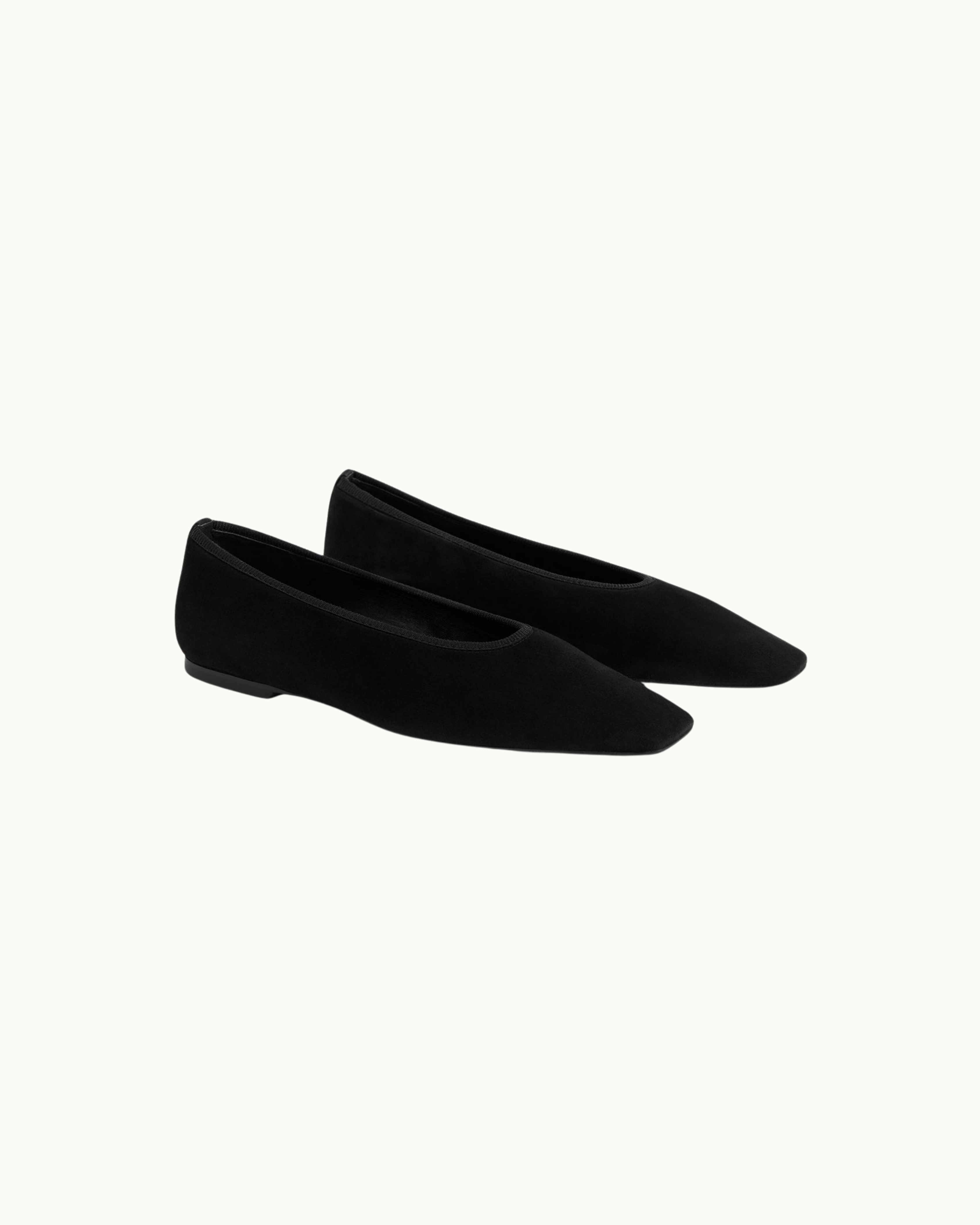 Minimalist Suede Ballet Flats