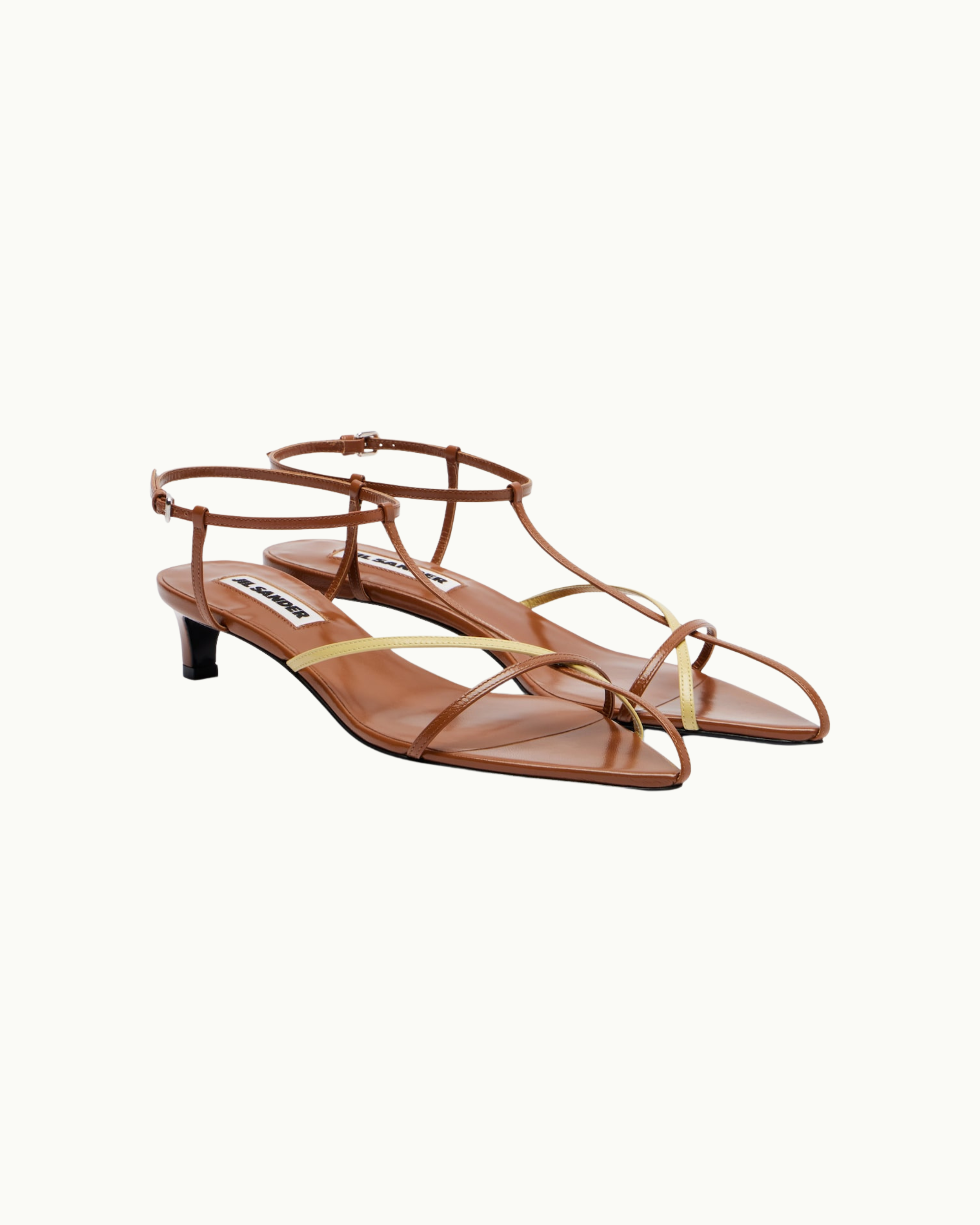Cage Low-Heel Sandals