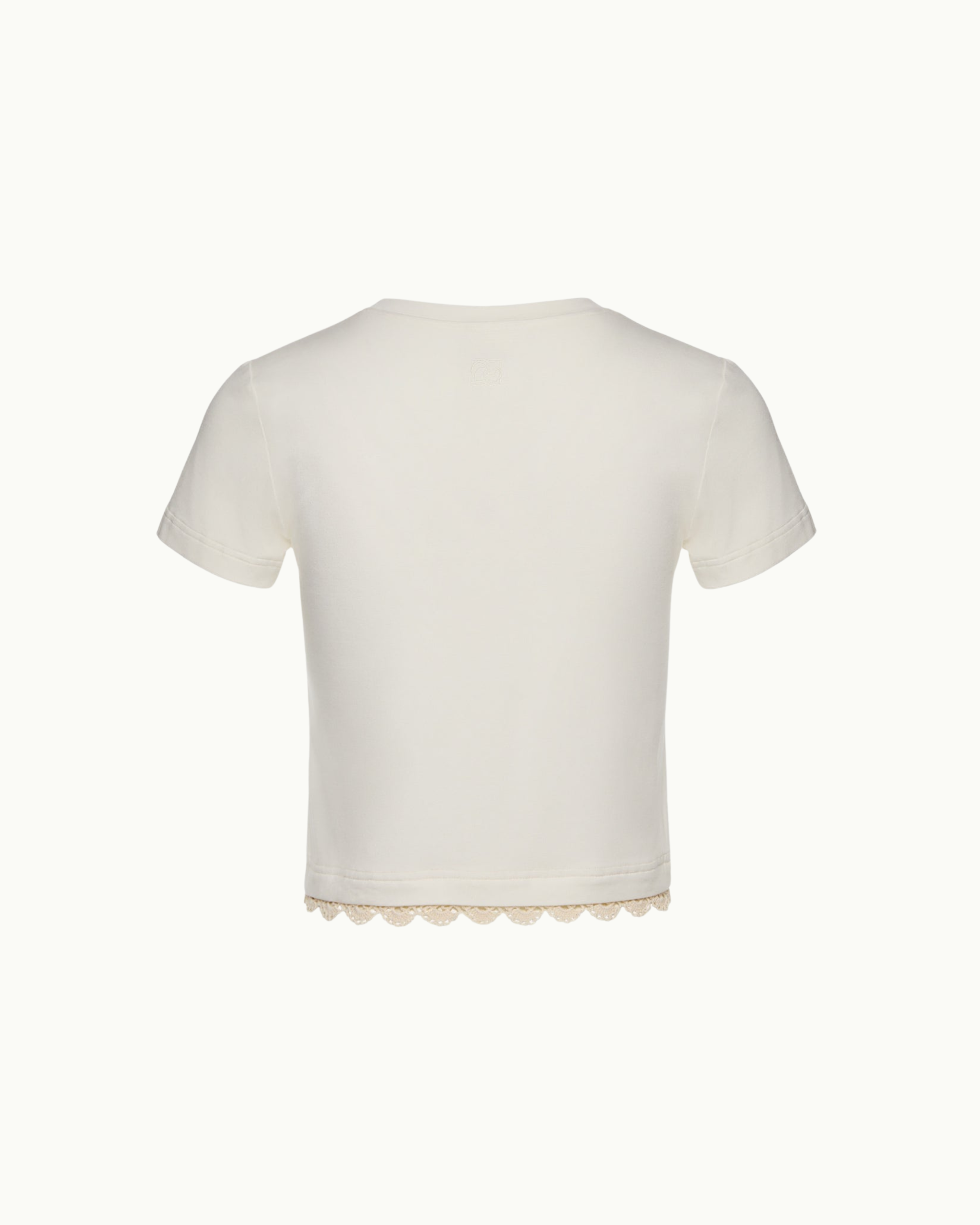 Lace Detail Classic T-shirt
