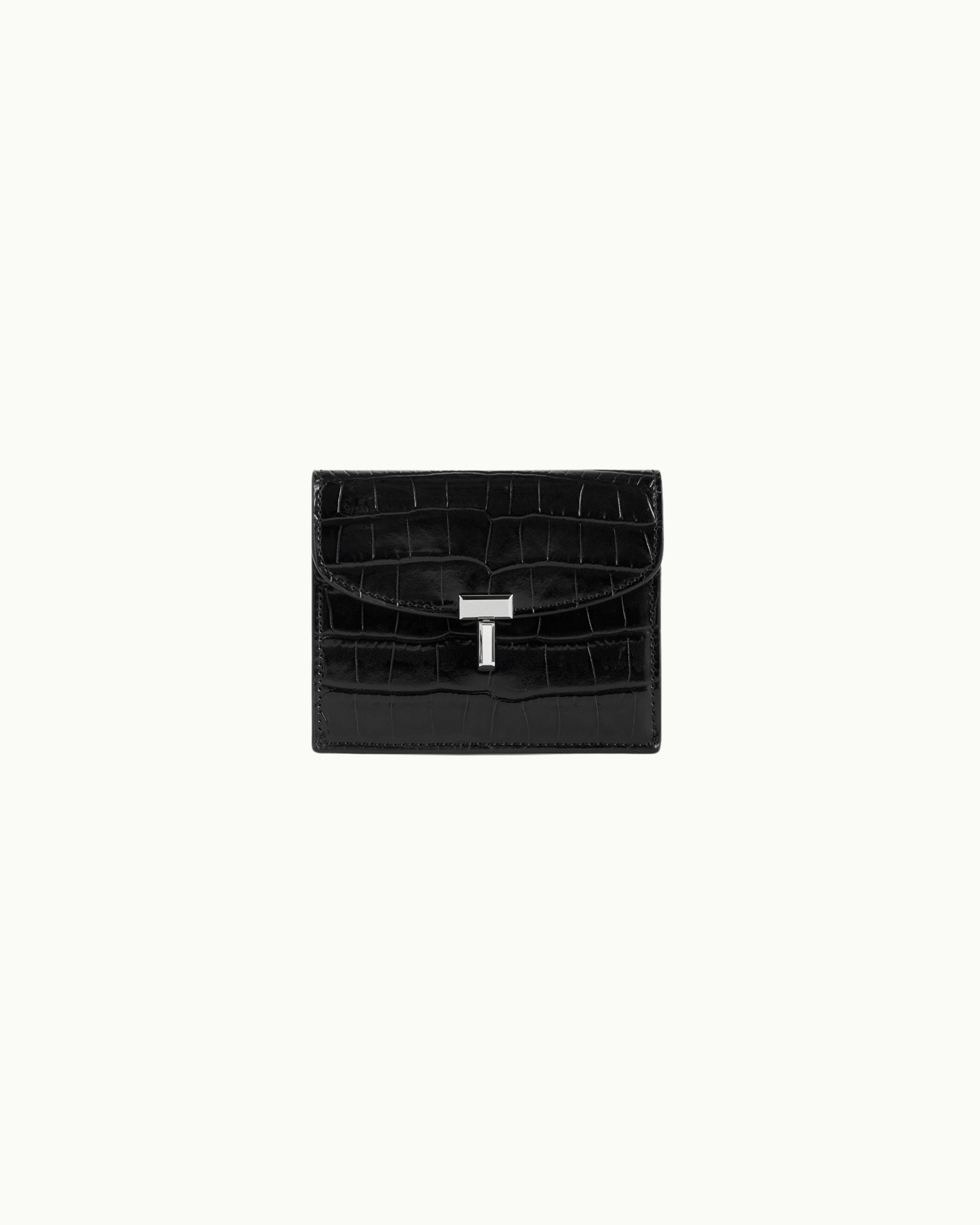 T-Lock Croc Embossed Cardholder