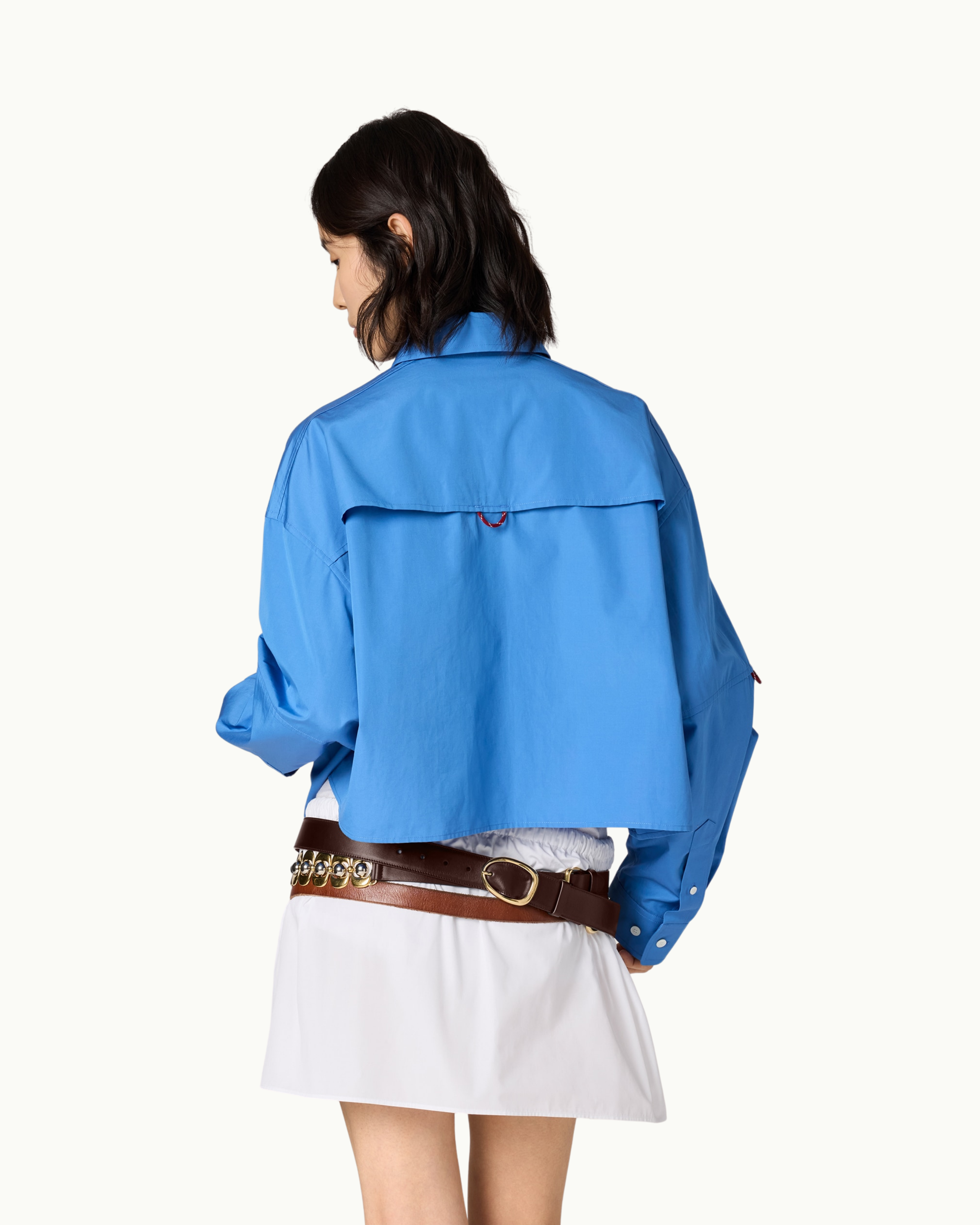 Poplin Miniskirt