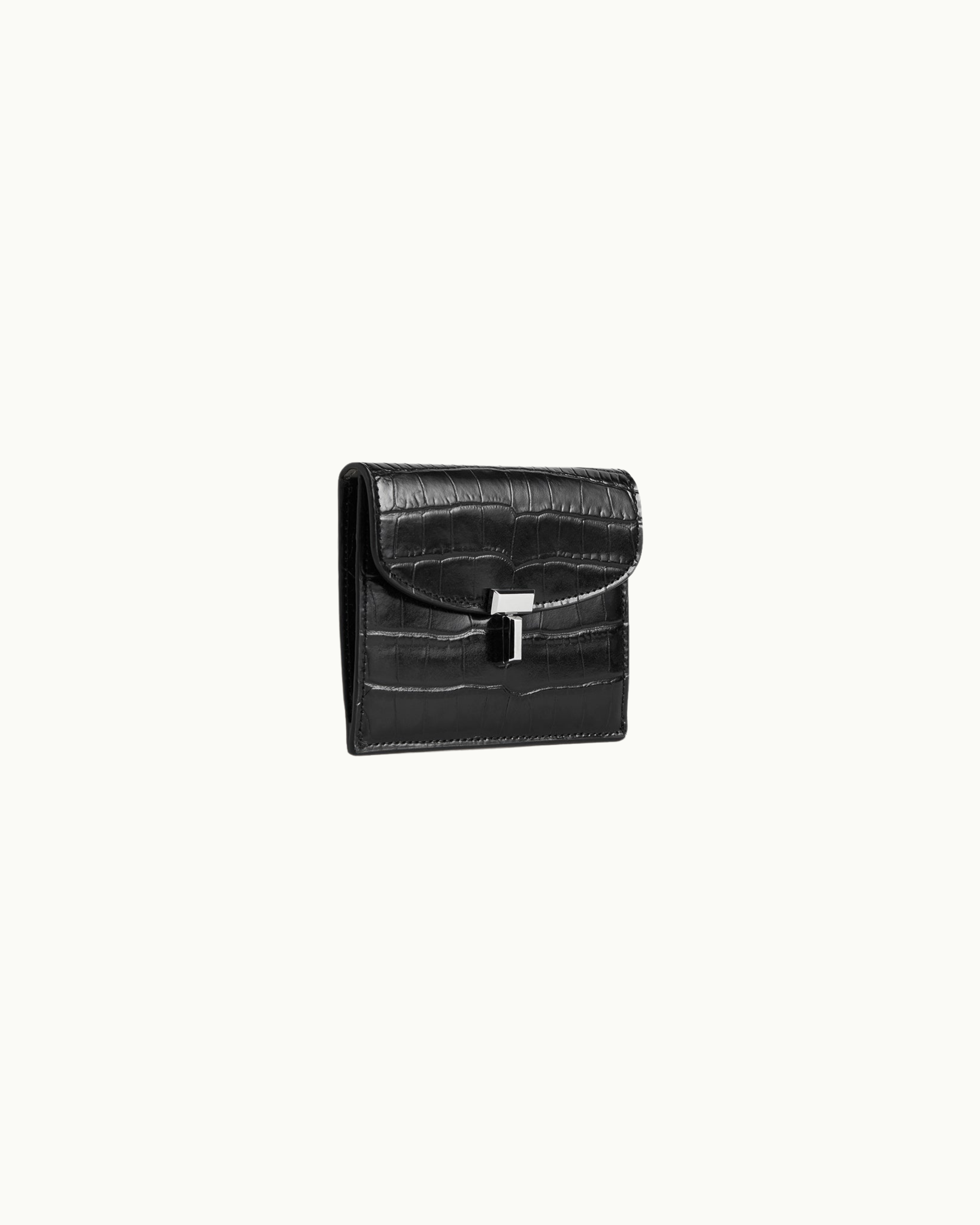 T-Lock Croc Embossed Cardholder
