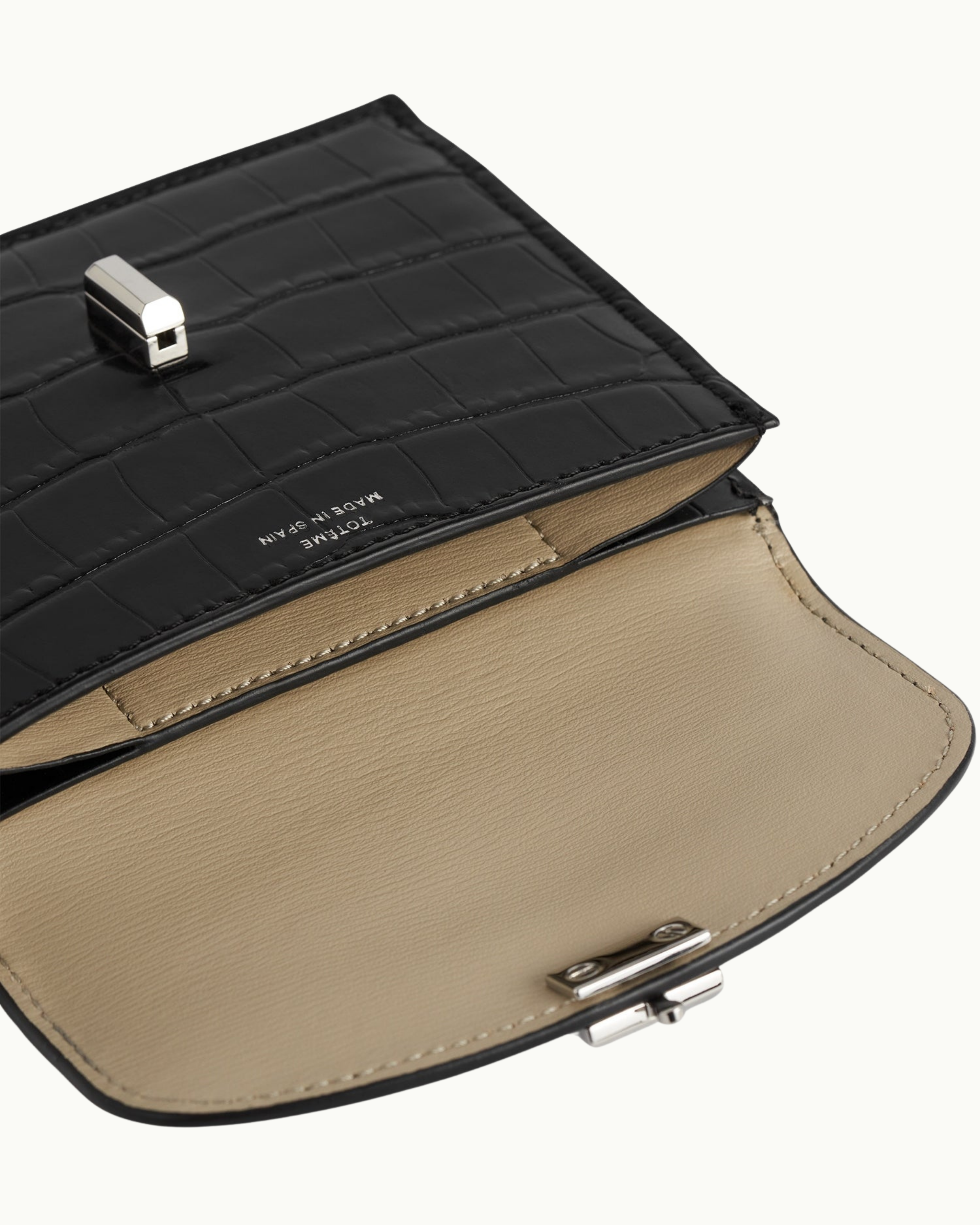 T-Lock Croc Embossed Cardholder