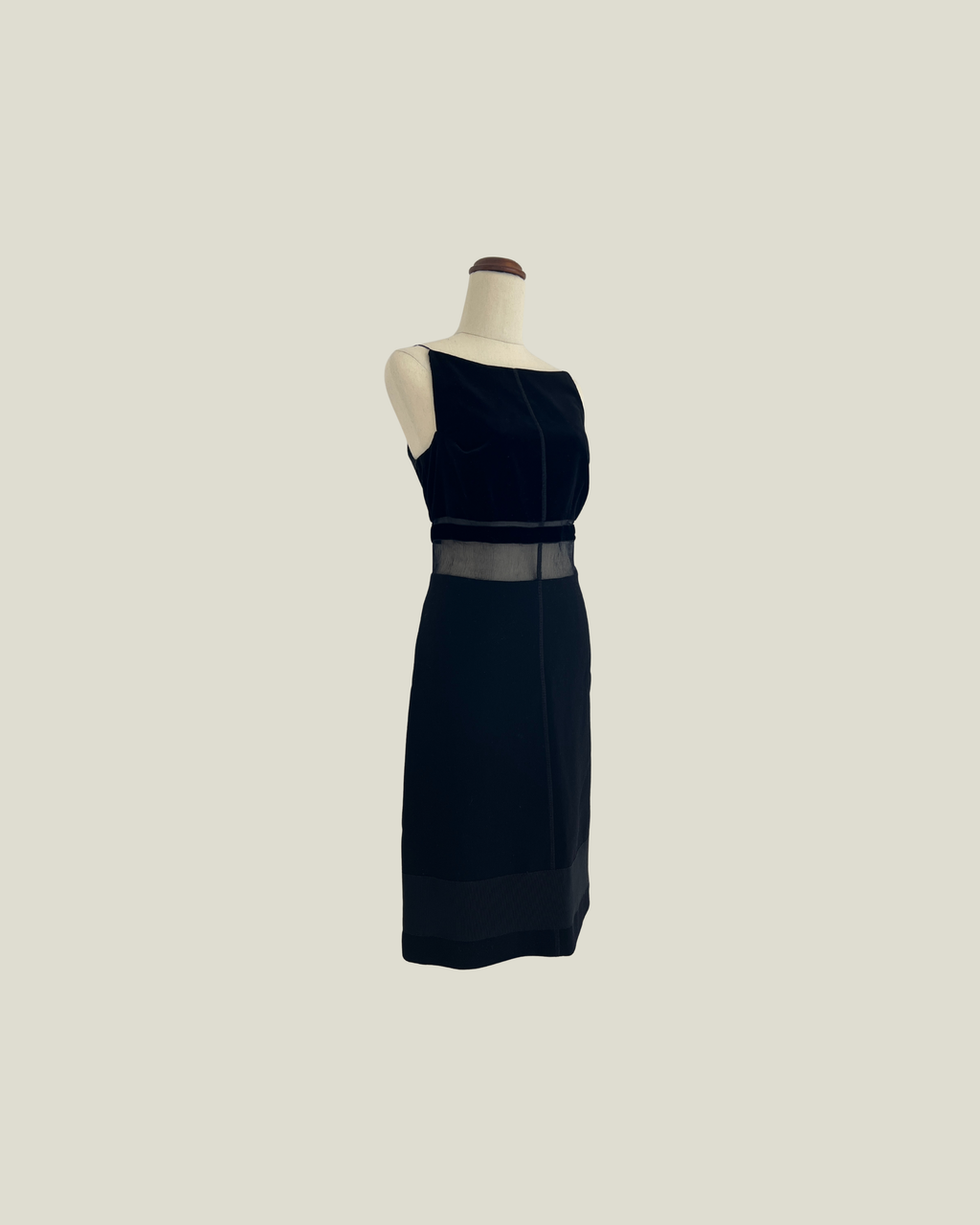 Vintage Prada Sheer Panelled Dress