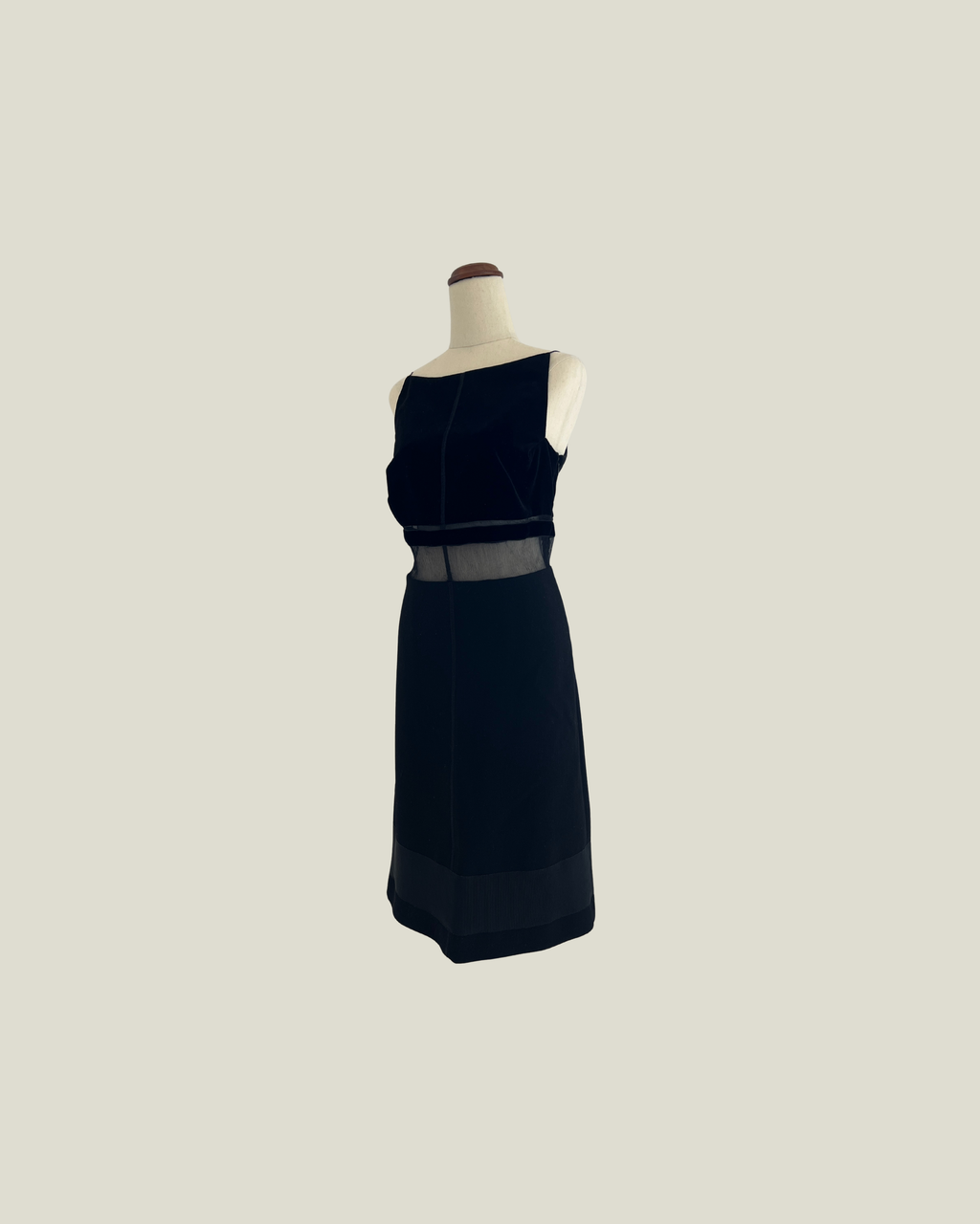 Vintage Prada Sheer Panelled Dress