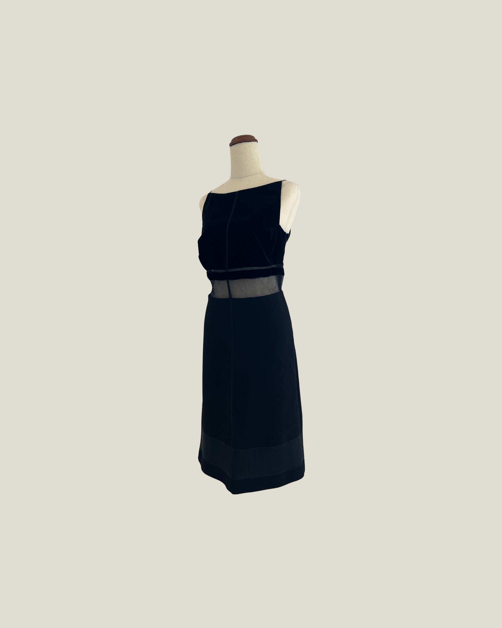 Vintage Prada Sheer Panelled Dress