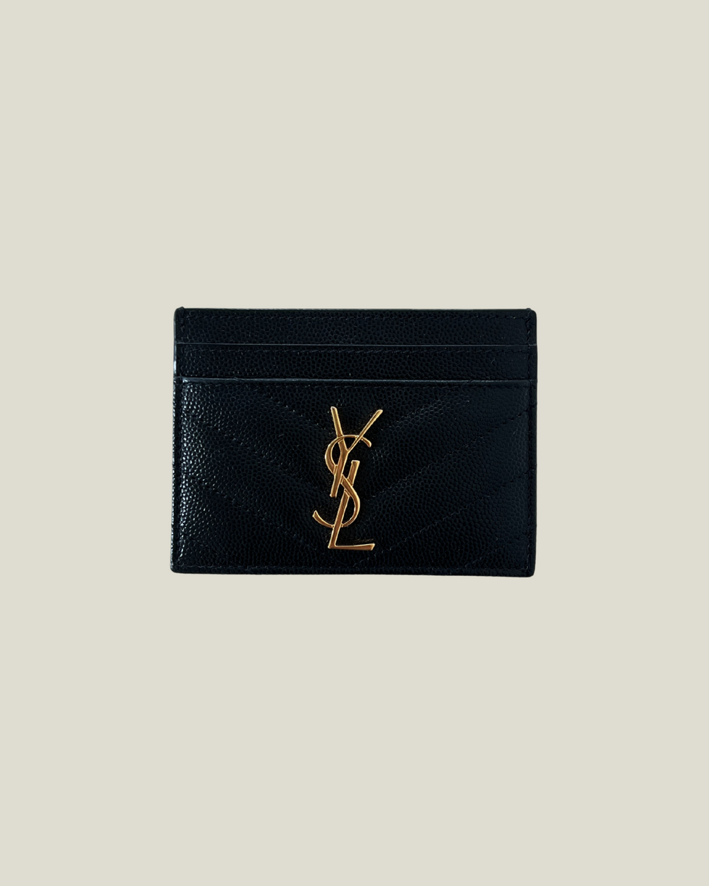 Saint Laurent Cassandre Matelassé Card Case