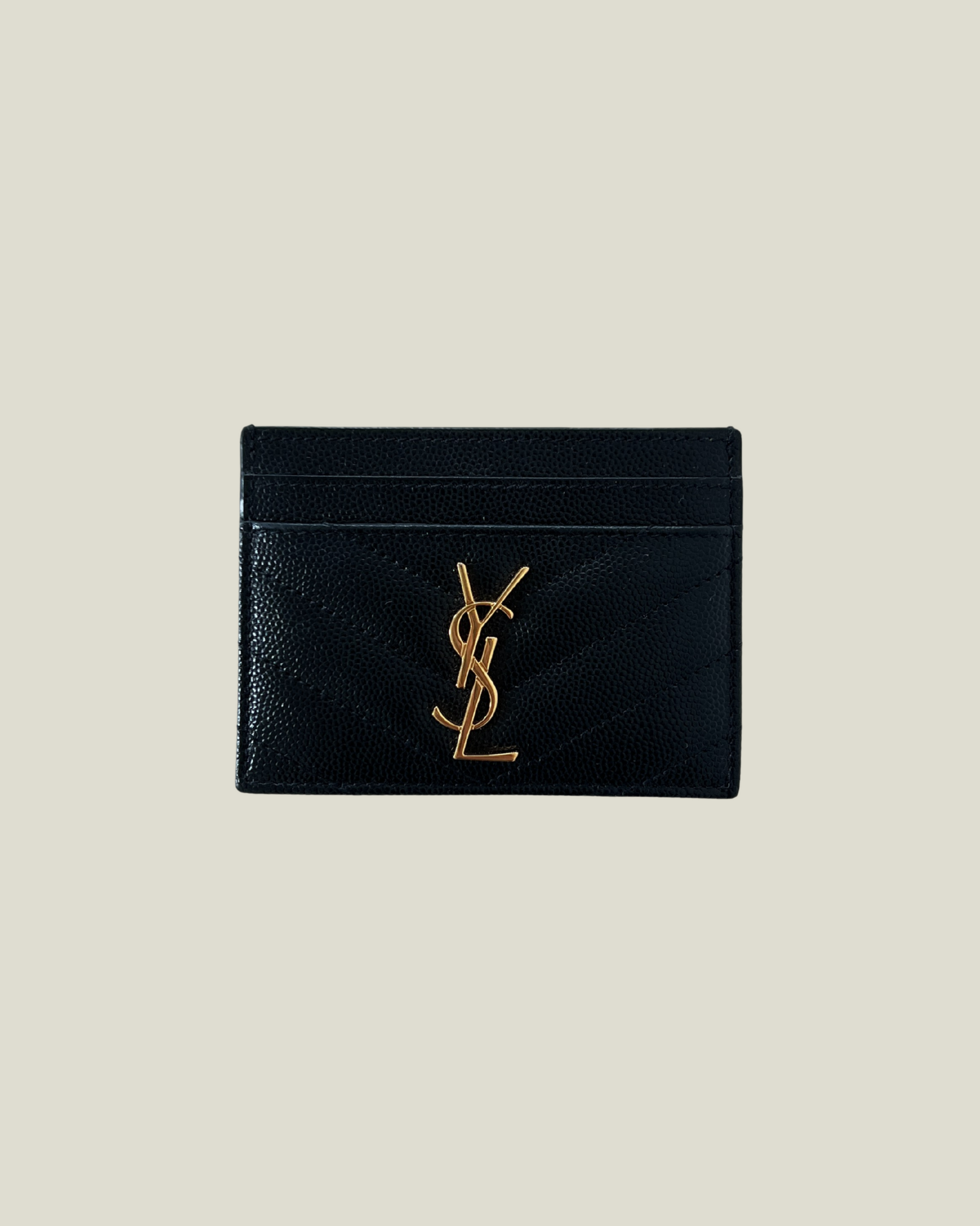 Saint Laurent Cassandre Matelassé Card Case