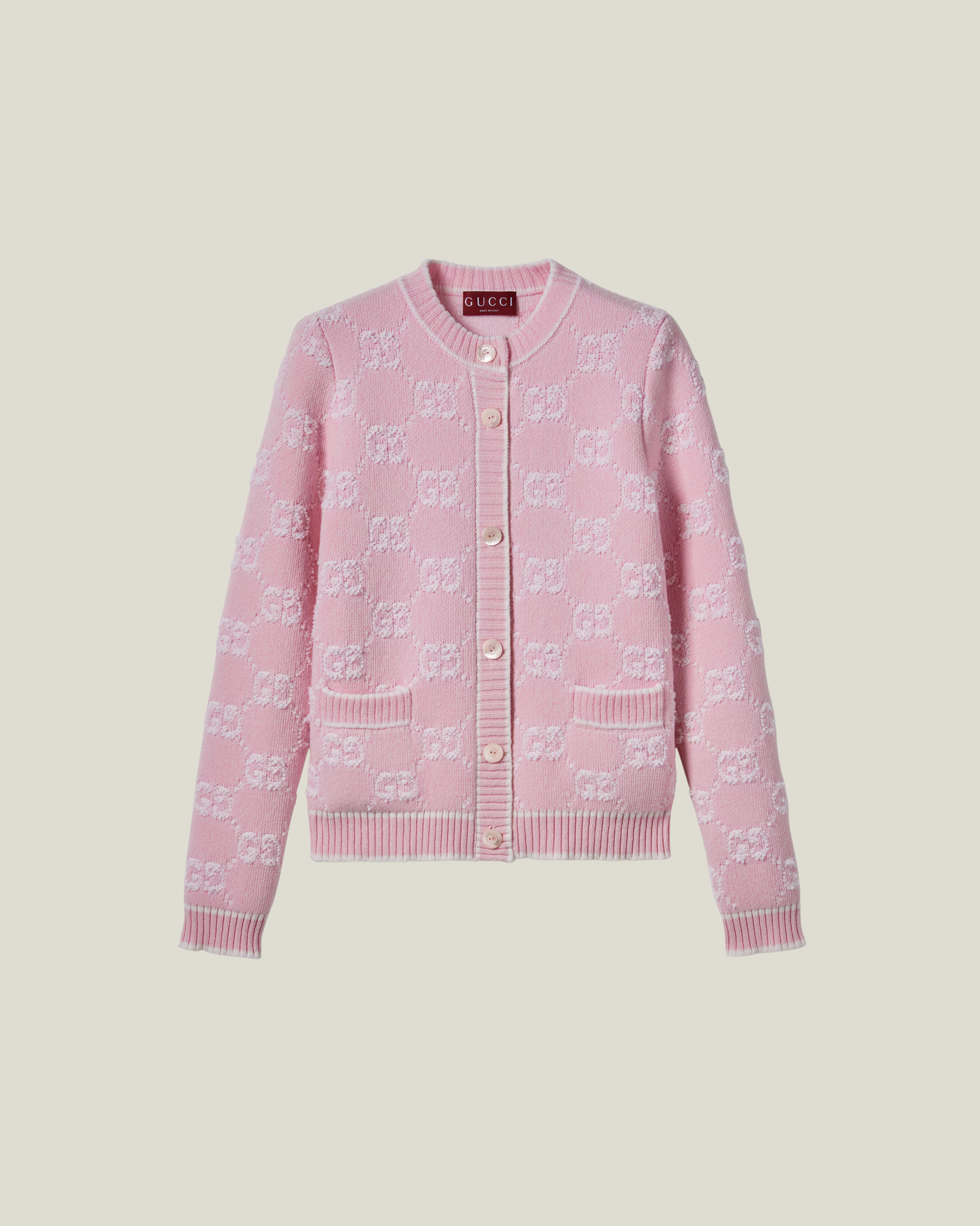Gucci GG Wool Bouclé Jacquard Cardigan
