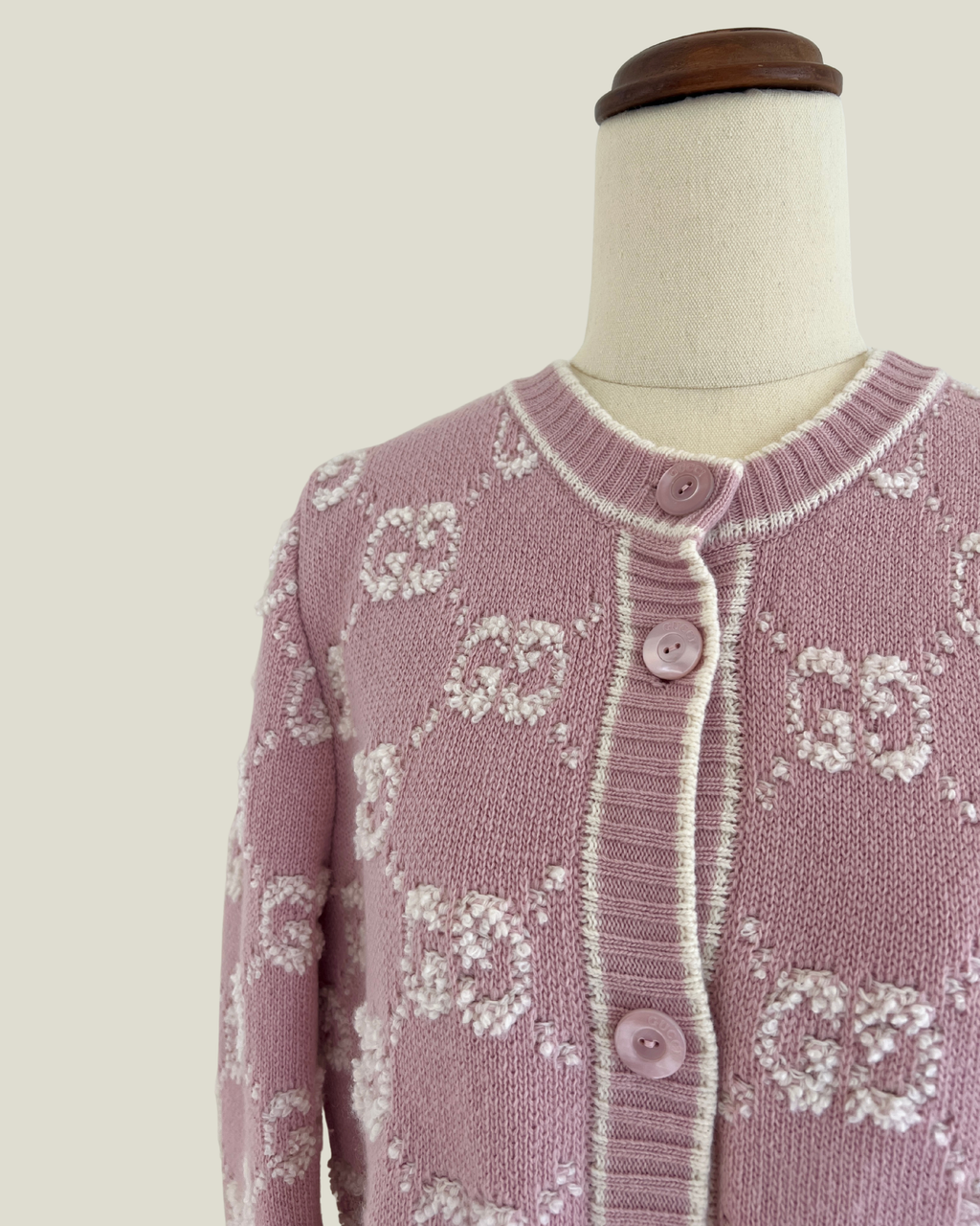 Gucci GG Wool Bouclé Jacquard Cardigan