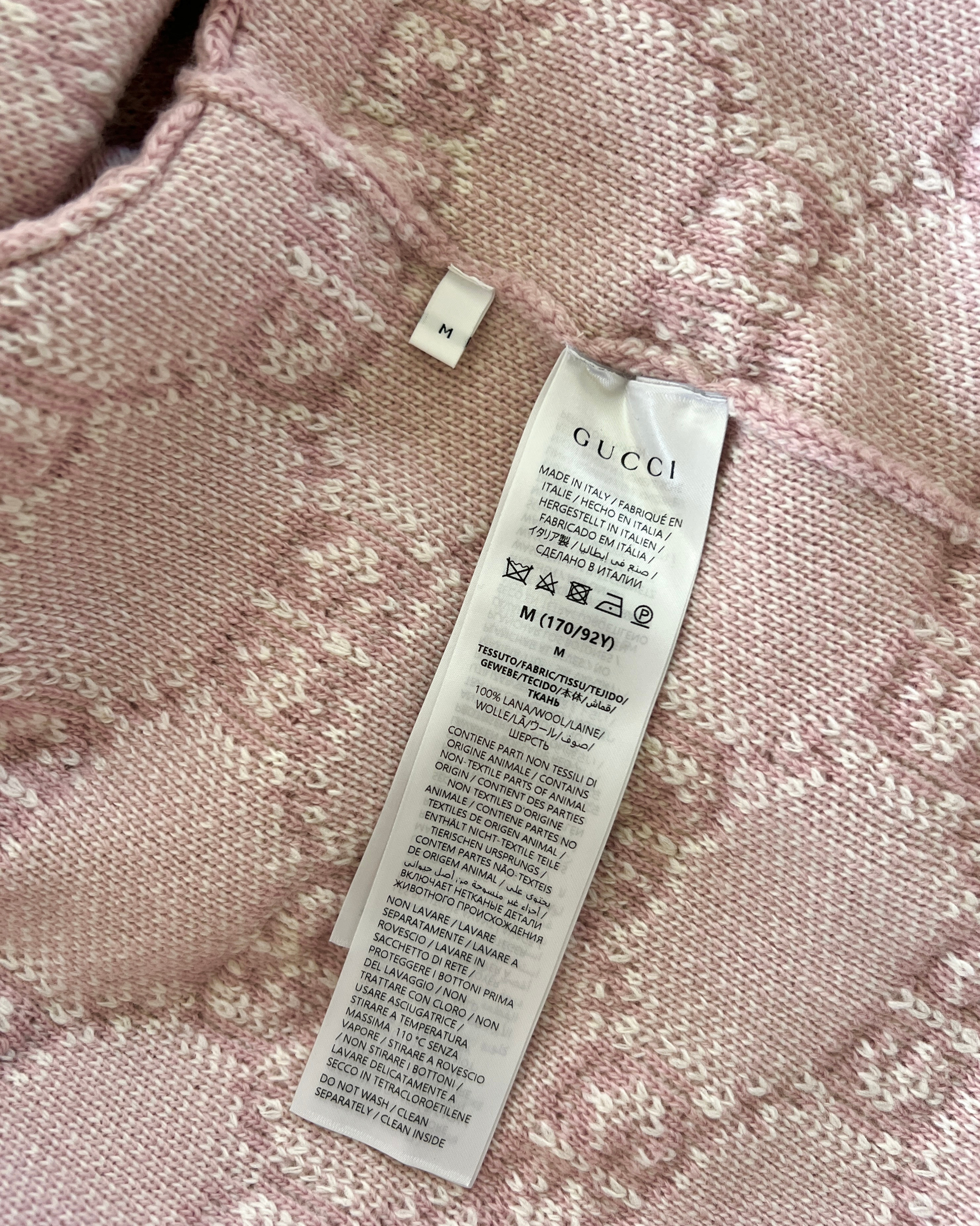 Gucci GG Wool Bouclé Jacquard Cardigan