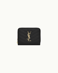 Cassandre Matelassé Compact Zip Wallet
