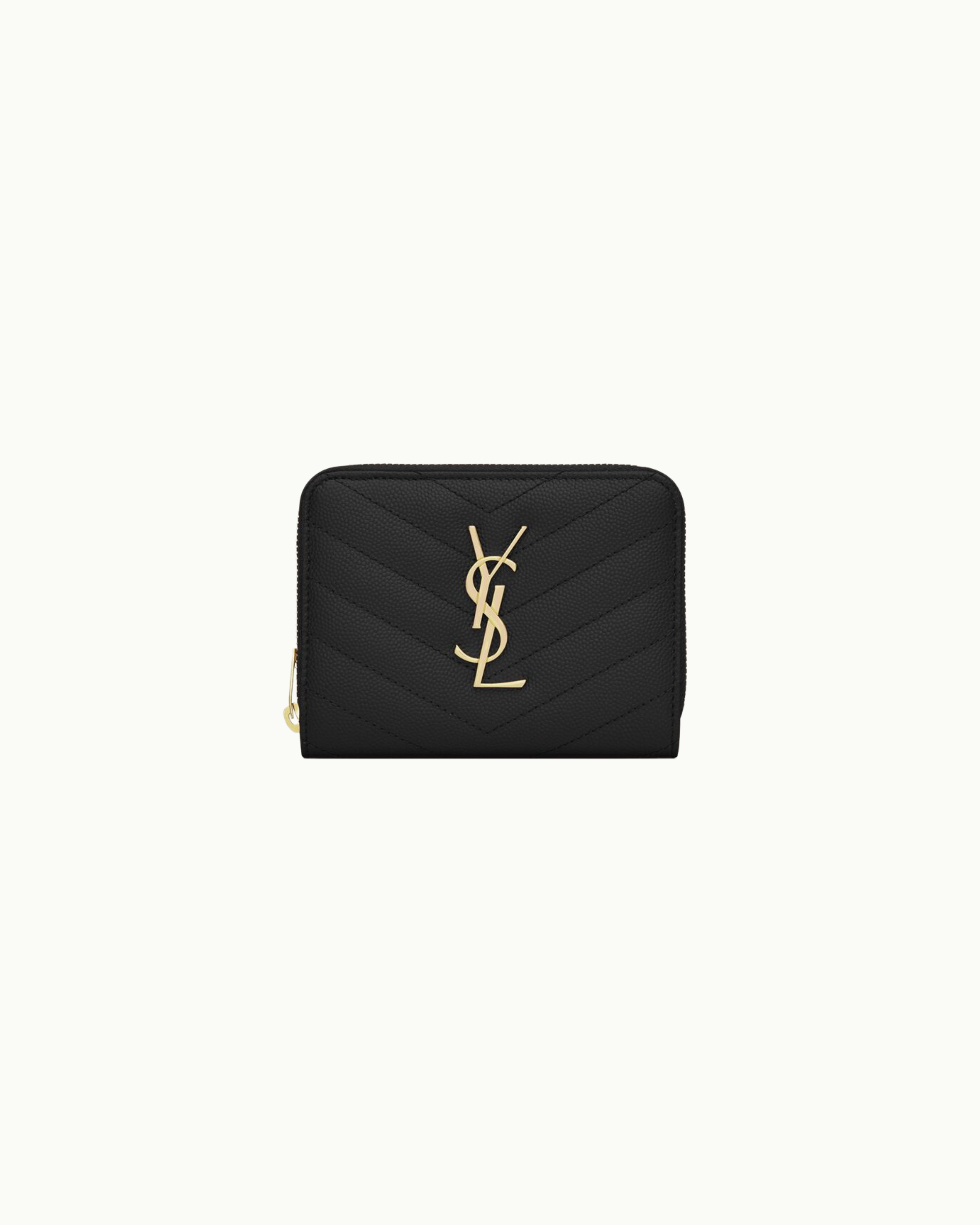Cassandre Matelassé Compact Zip Wallet