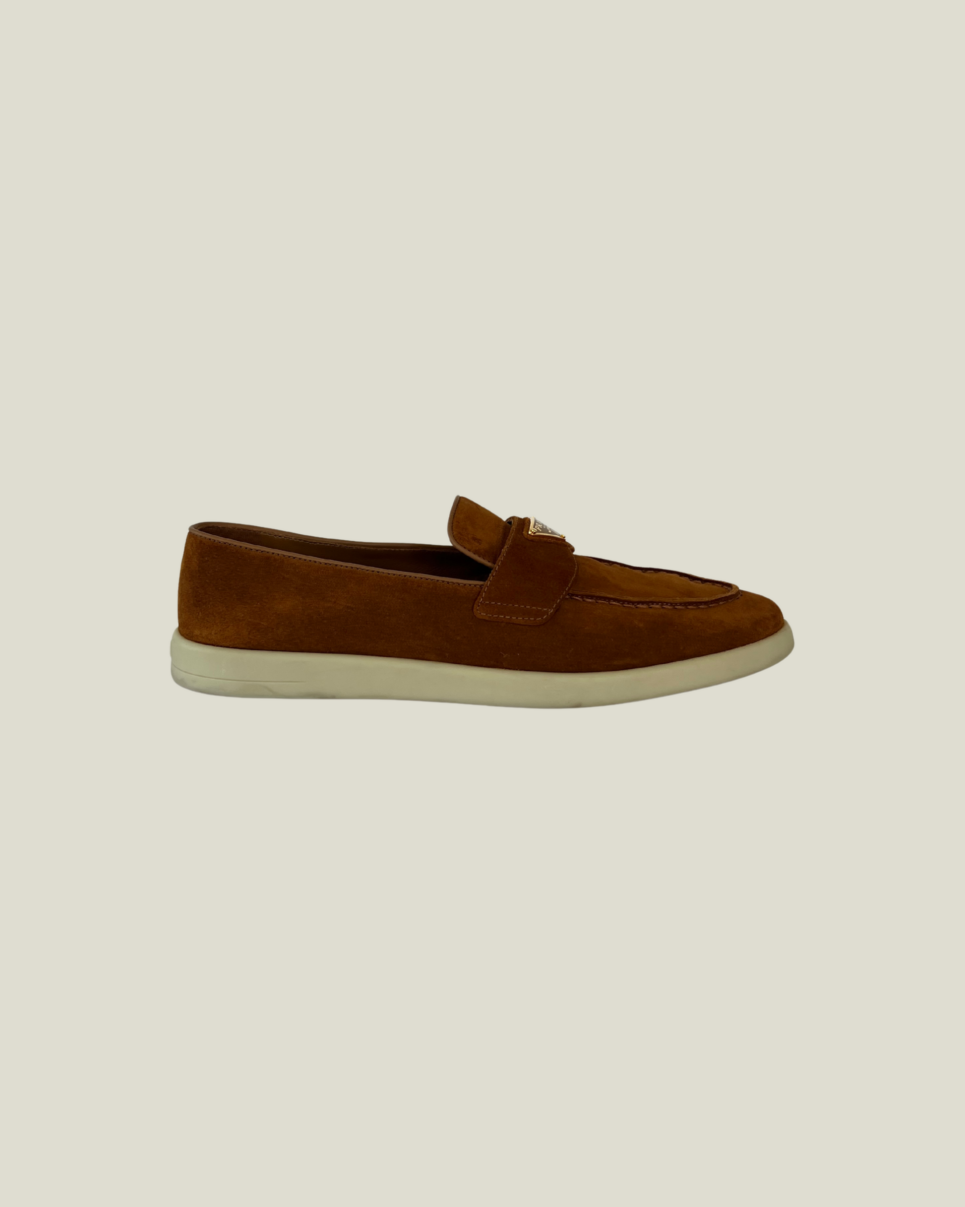 Prada Suede Leather Loafers