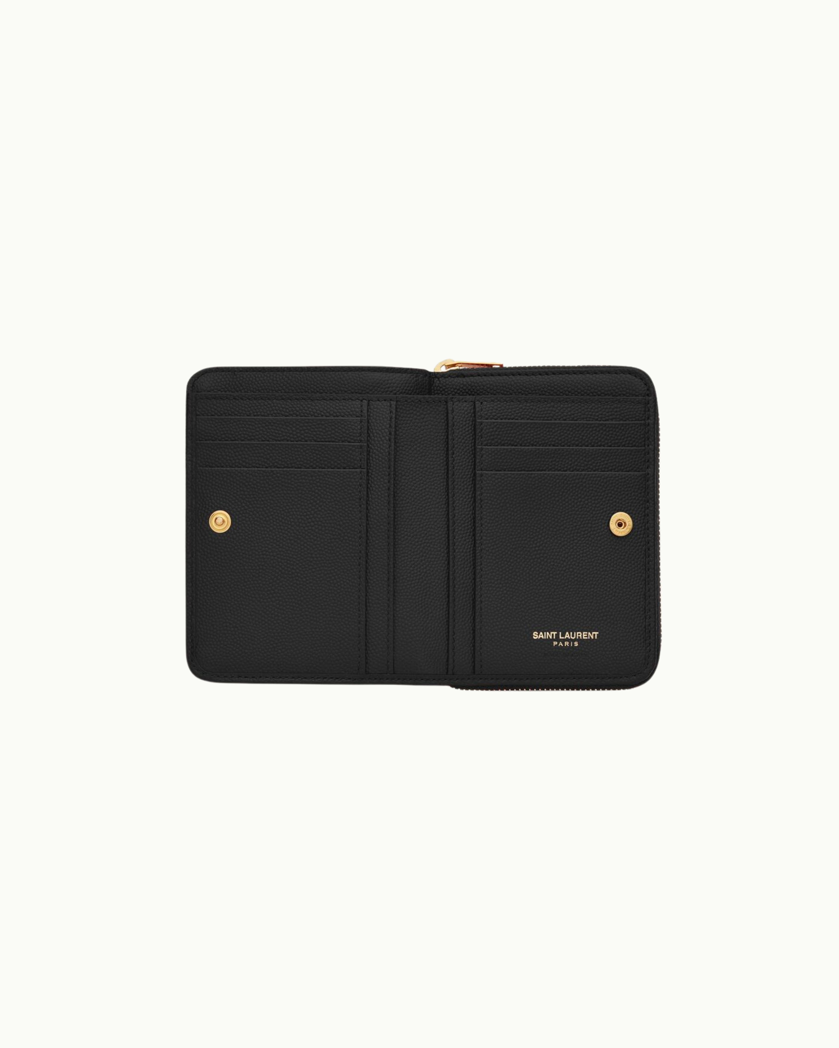 Cassandre Matelassé Compact Zip Wallet